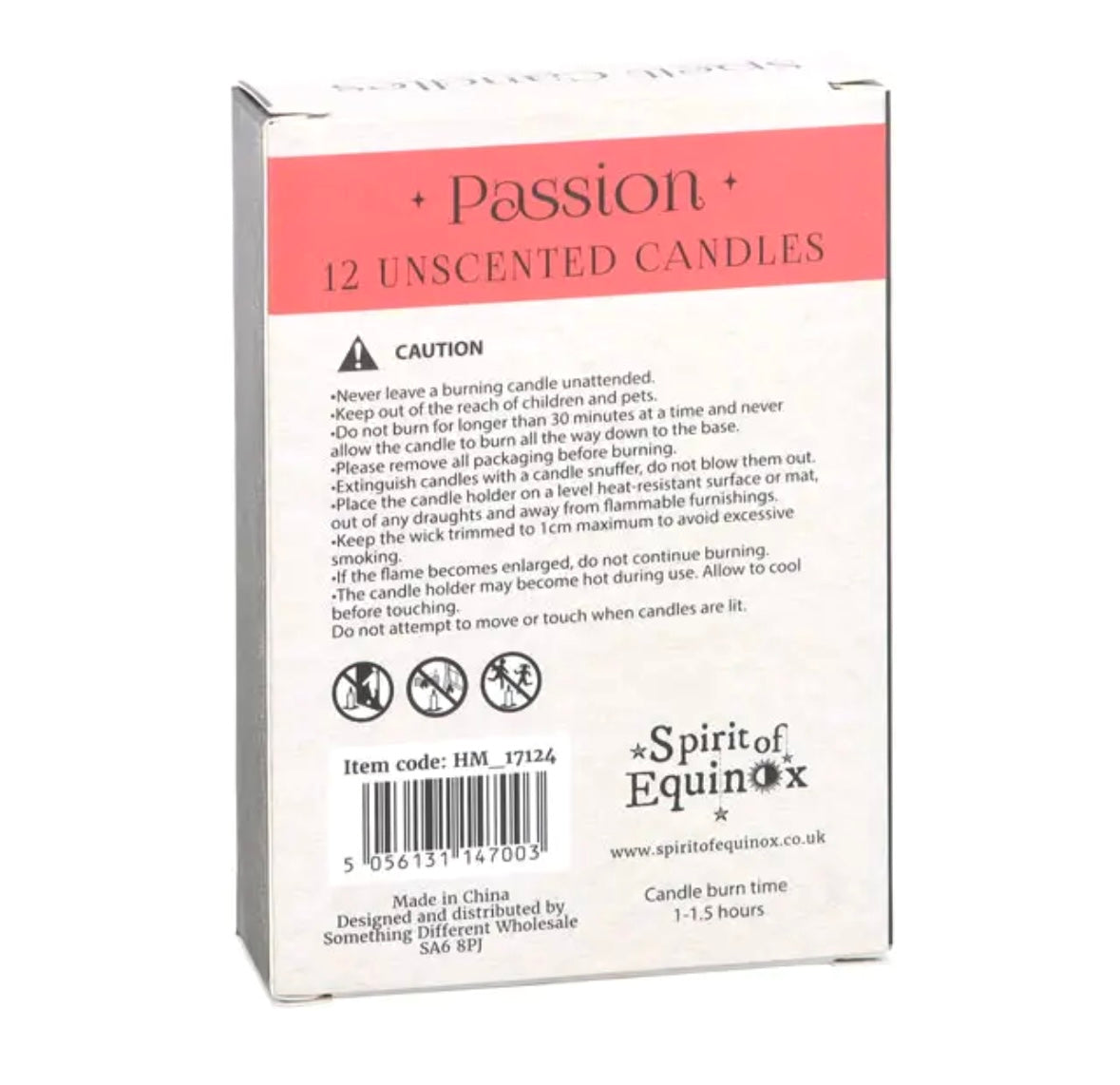 Månesøster Krystaller Røde ☾ Passion SPELL CANDLES ☾ For lidenskab - Stearinlys