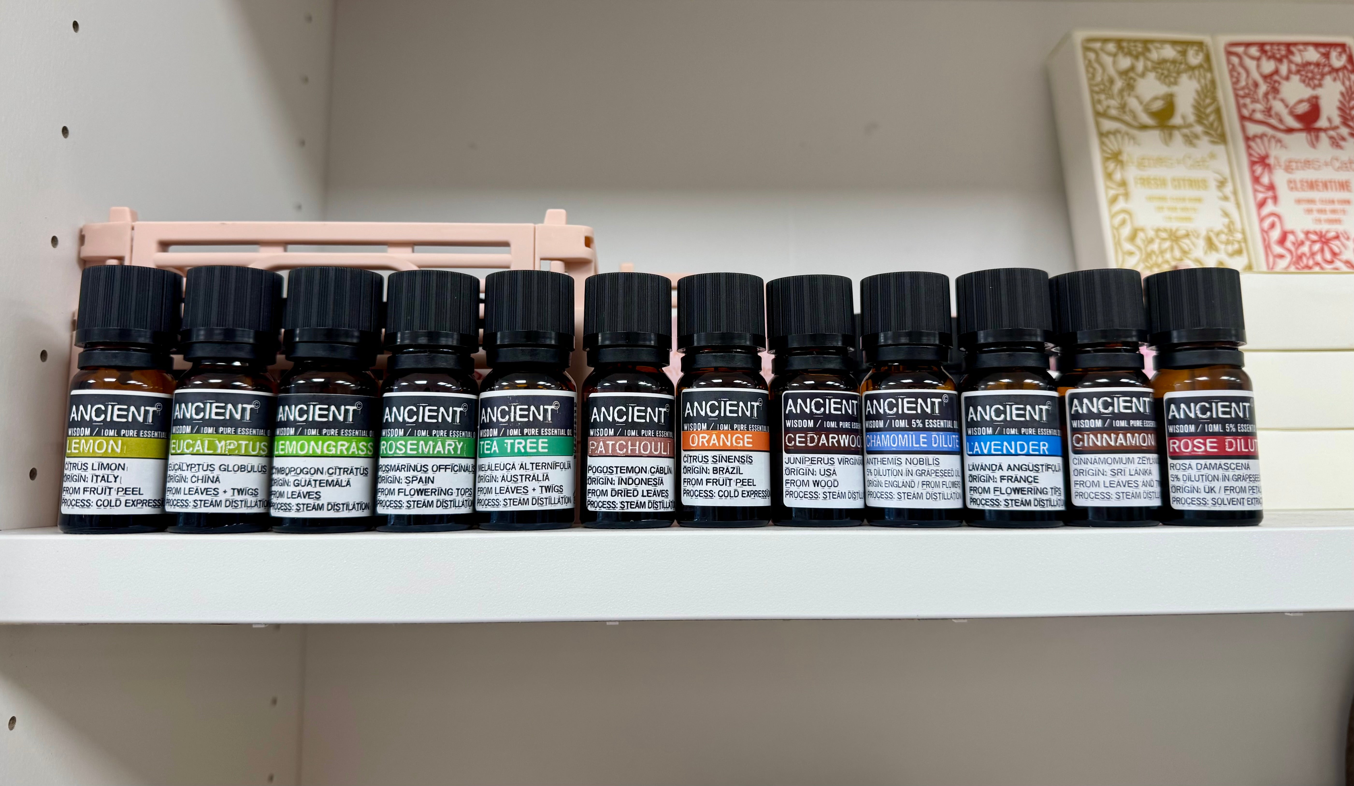 æteriske olier ☽ 10 ml flaske