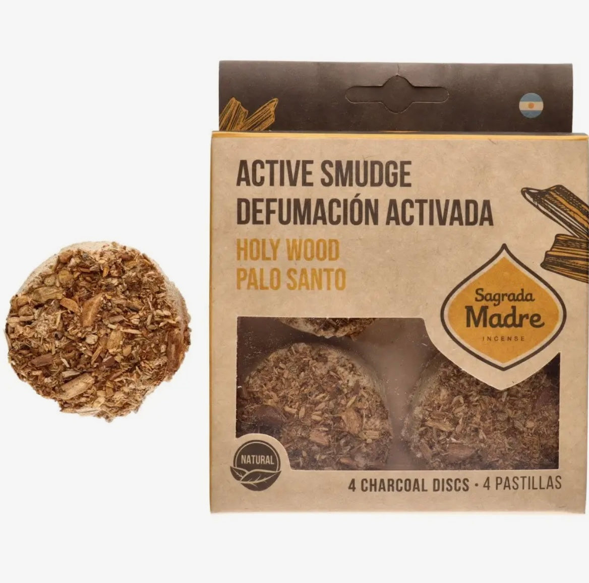 “Palo Santo Aktiv” – Helligt Træ & Udvidet Røgelsesritual
- æske med 4 Røgelsespastiller fra sagrada madre
