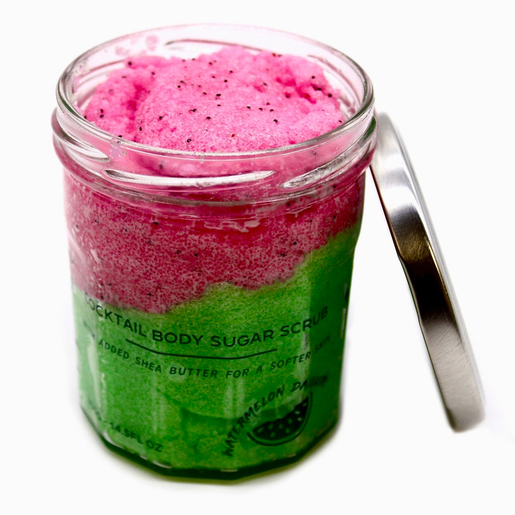 Månesøster Krystaller Watermelon Daiquiri Cocktail Sugar Body Scrub 300 gram