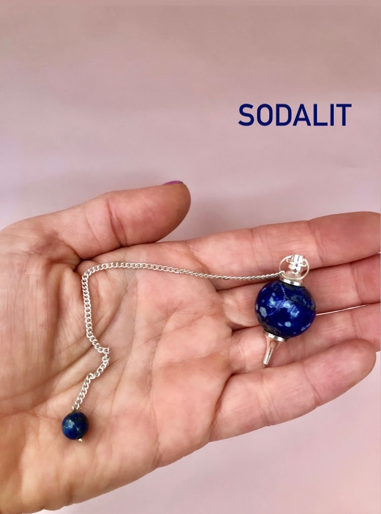 Månesøster Krystalle Pendul Få svar på dine inderste spørgsmål Sodalit