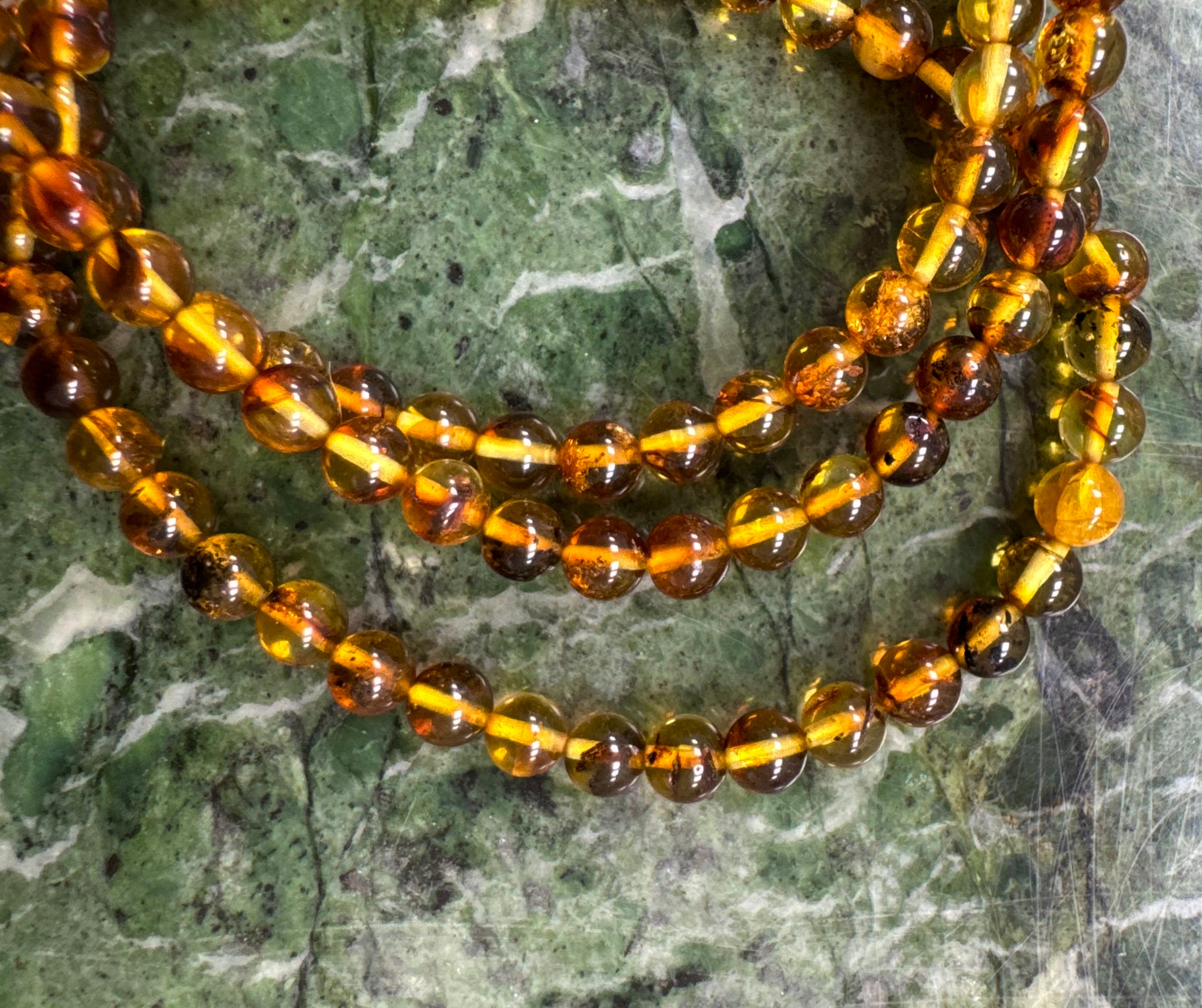 Månesøster Krystaller - Baltisk Rav Armbånd - Til Voksne / MAANESOESTER.DK / MÅNESØSTER.DK