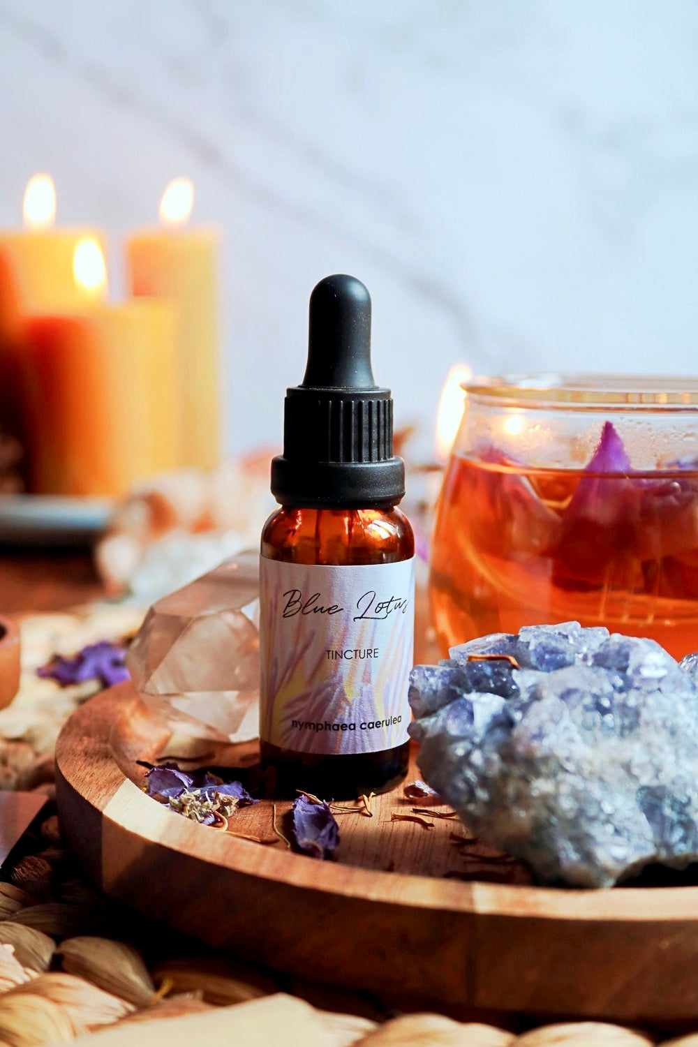 BLUE LOTUS TINCTURE 15:1 ☽ Fra Ayamani Naturals - 20 ml./ MAANESOESTER.DK / MÅNESØSTER.DK