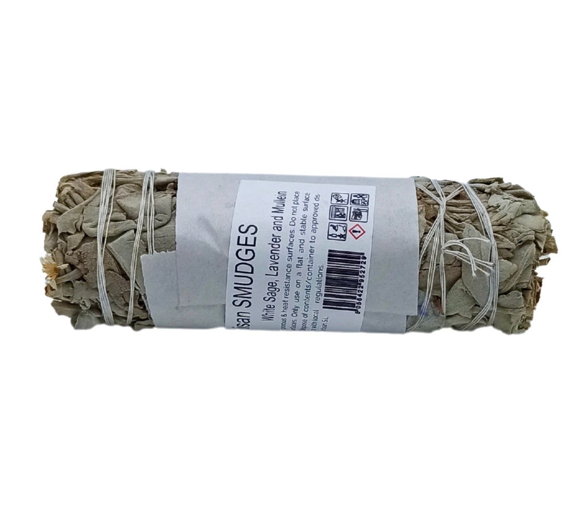 Månesøster Krystaller Horsens - Smudge Stick - Hvid Salvie, Lavendel og Mullein (Kongelys) - (10 cm.) / MAANESOESTER.DK / MÅNESØSTER.DK