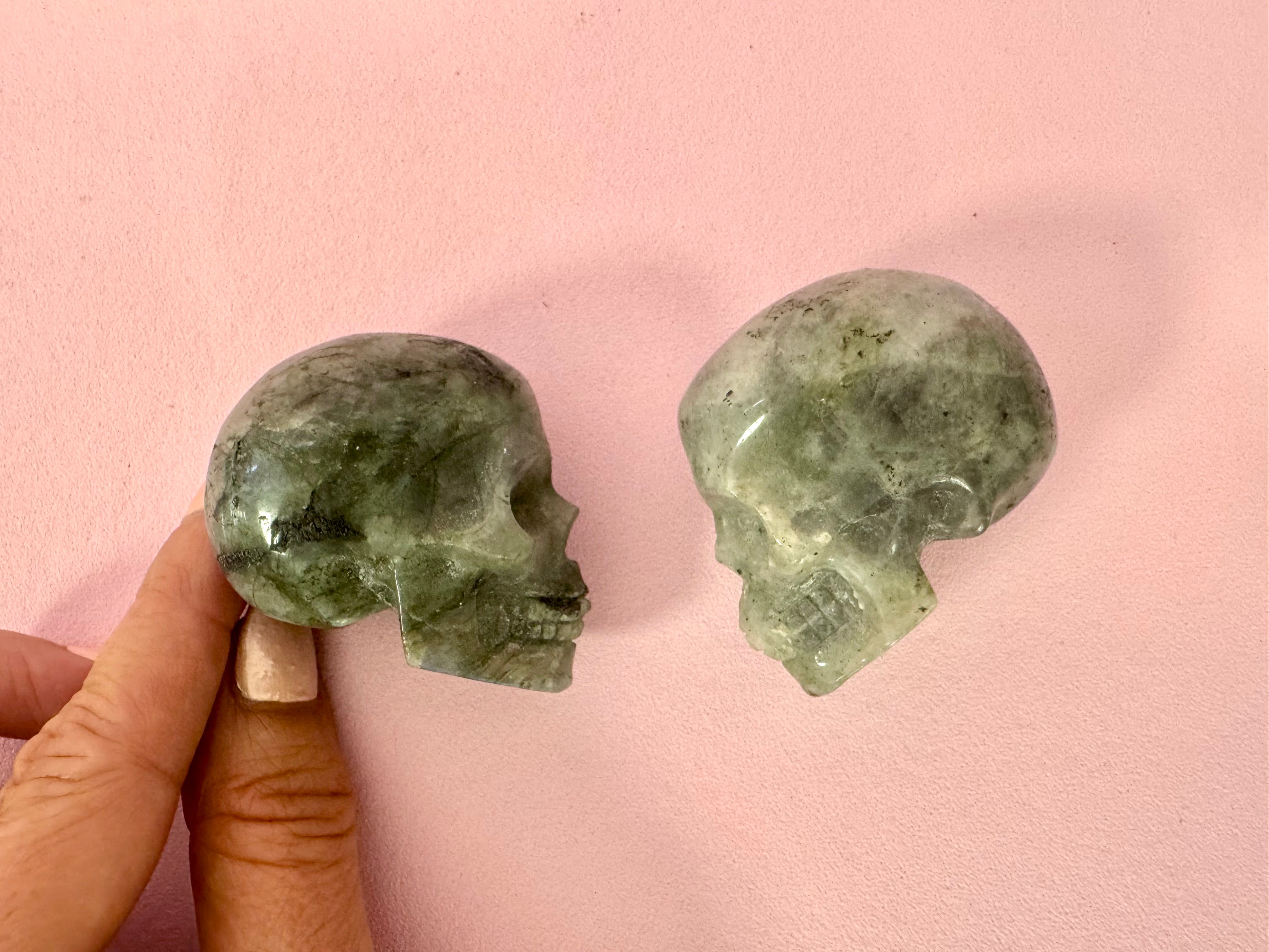 Labradorit Kranie / Skull ☾ Spirituelle evner, styrke, transformation & beskyttelse ☾
