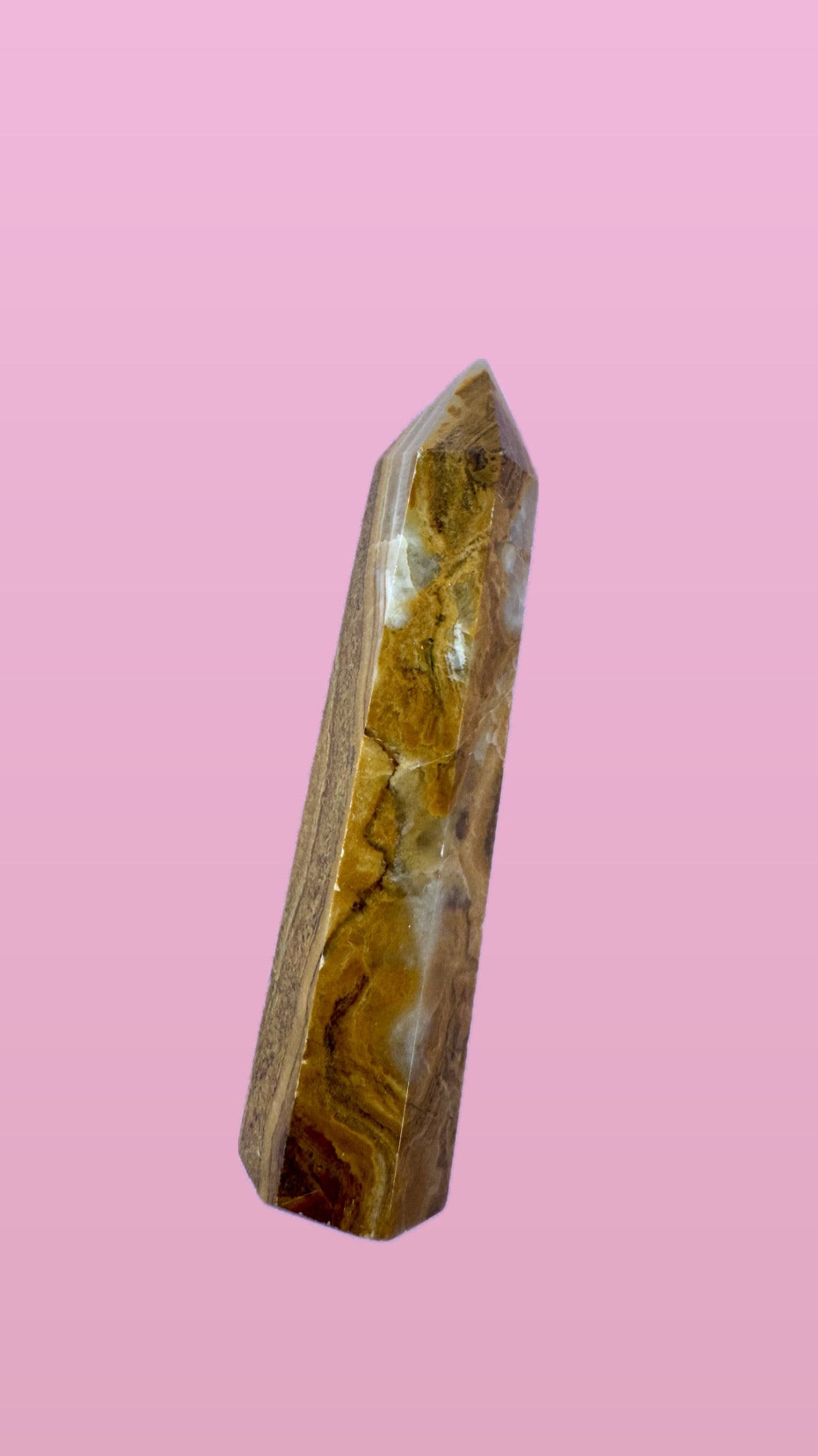 Bånd Agat Tårn ☽ Selvrespekt, Jordforbindelse & Selvstændighed. ☽Nr.6