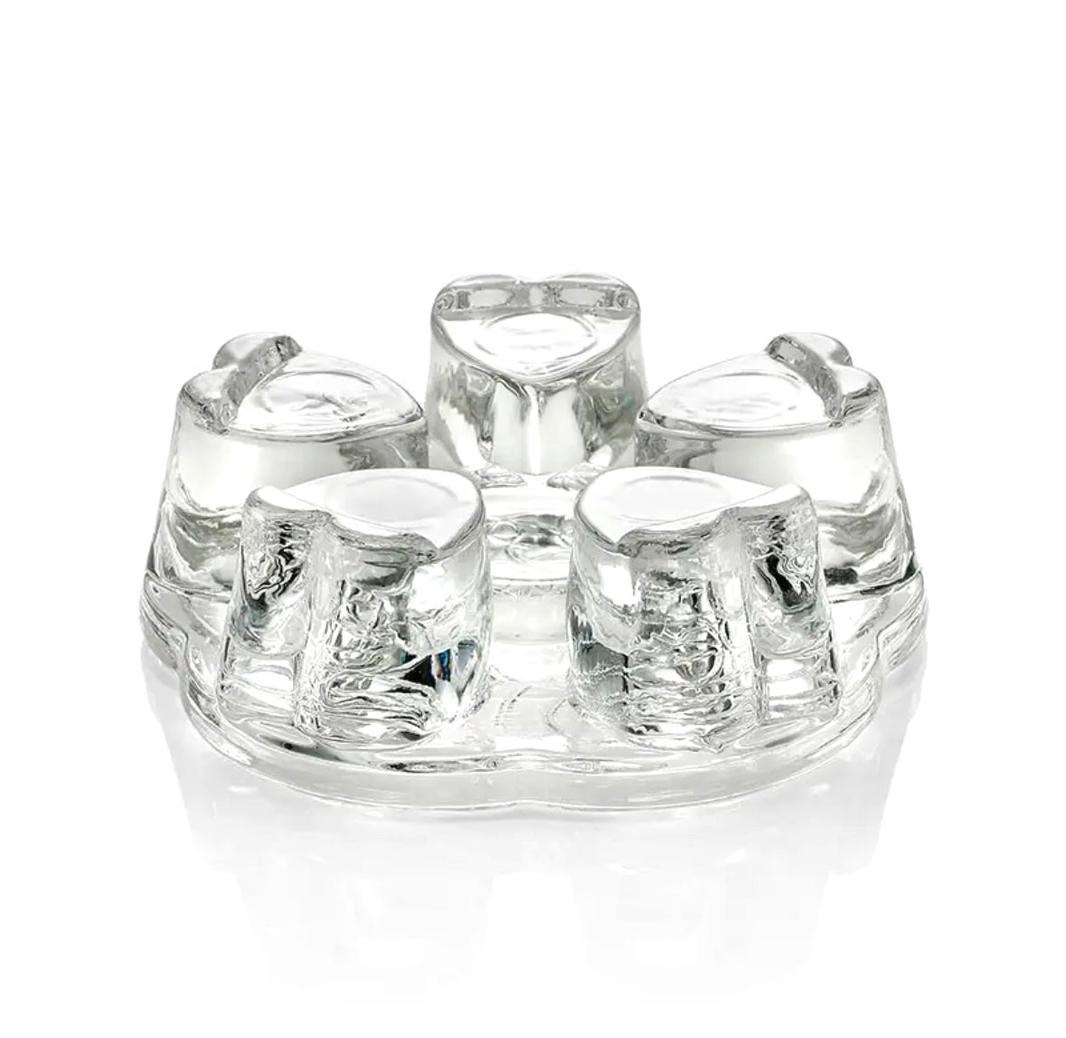 Glas Te Kande Med Stålfilter - 500 ml. Eller glas te varmer til fyrfadslys - Fra Tea Soul - Italien ☽
