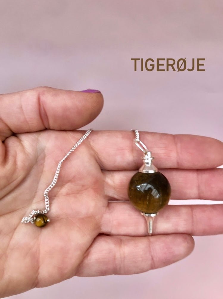 Månesøster Krystalle Pendul Få svar på dine inderste spørgsmål Tigerøje