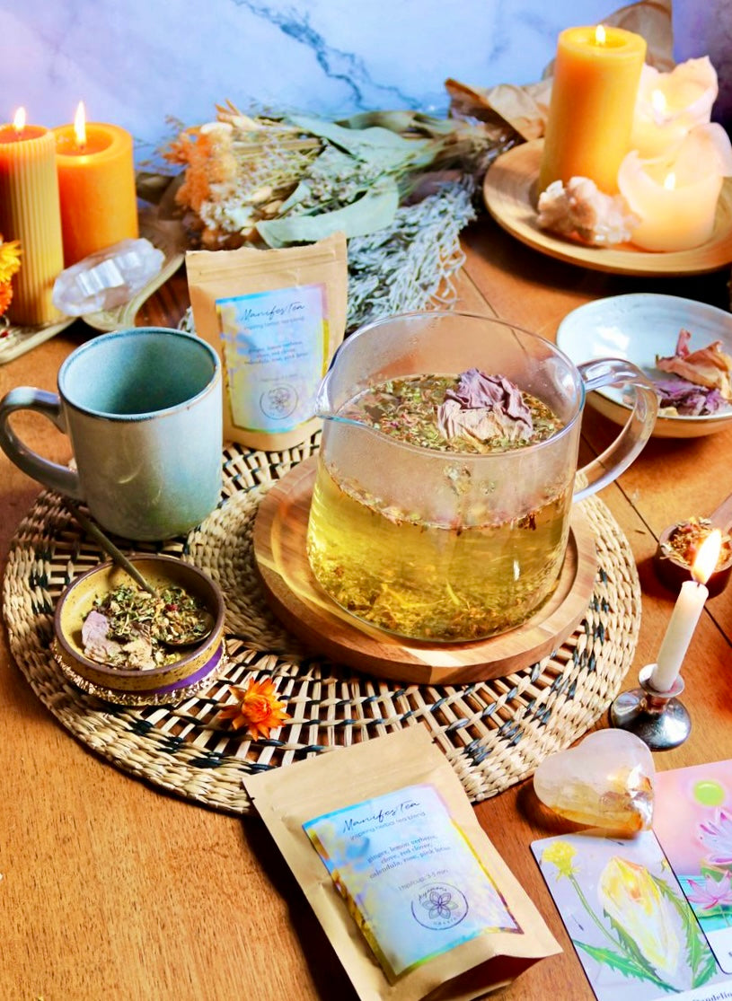 MANIFEST TEA ☽ te Fra Ayamani Naturals ☽ 100 gram