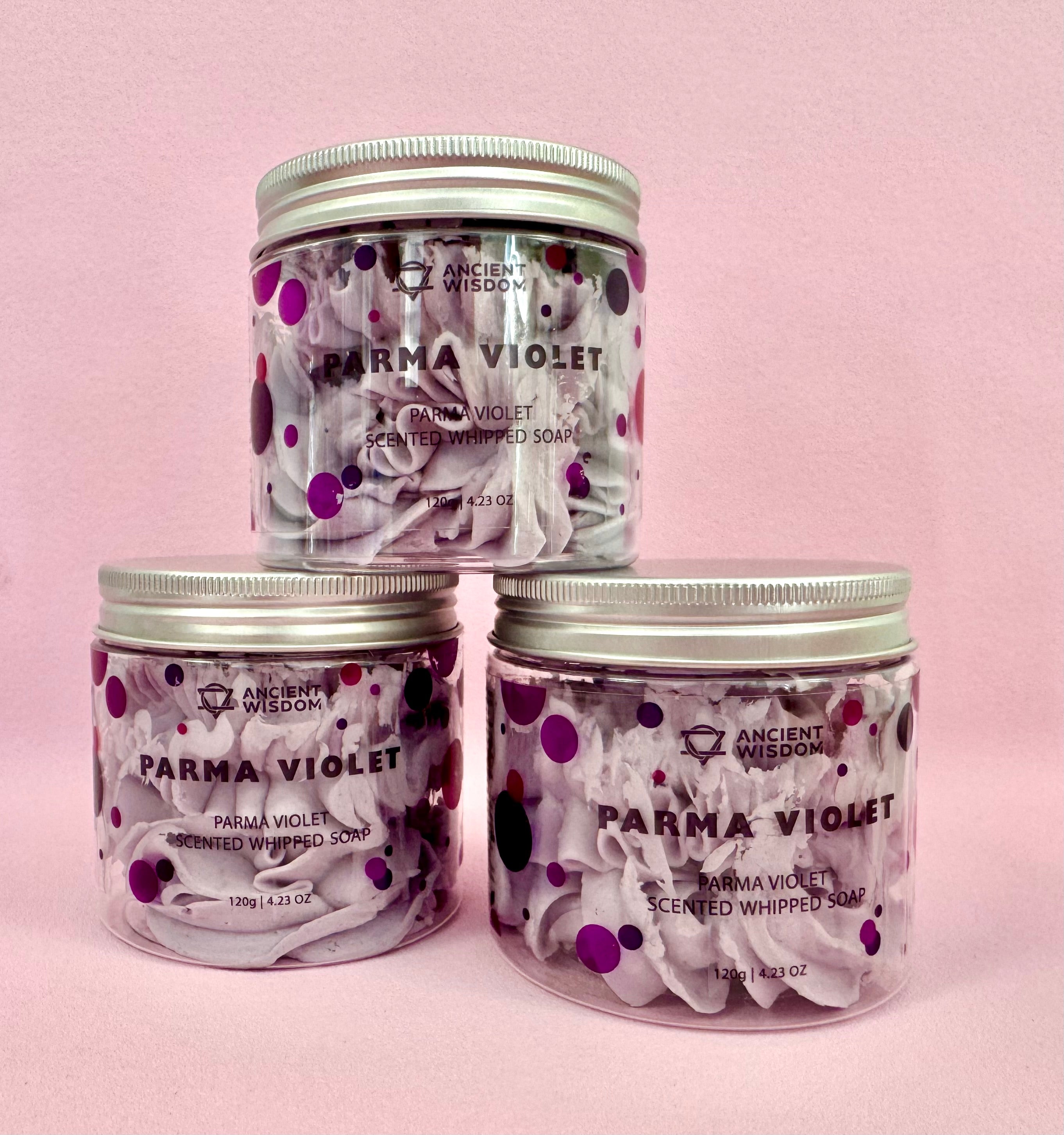 Månesøster Krystaller Badesæber, -olier og -salt Violet Paradise Whipped Cream Soap 120 gram