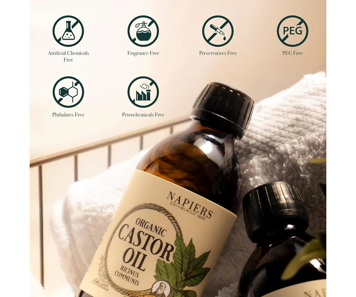 Castor Oil Organic - fra Napiers - 250ml
