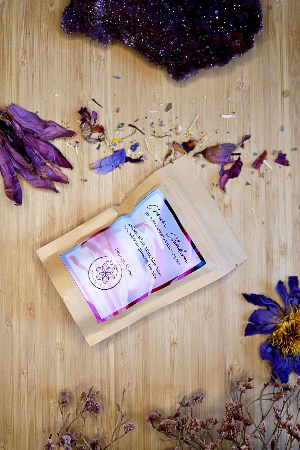 CROWN CHAKRA TEA ☽ krone chakra te Fra Ayamani Naturals ☽ 100 gram