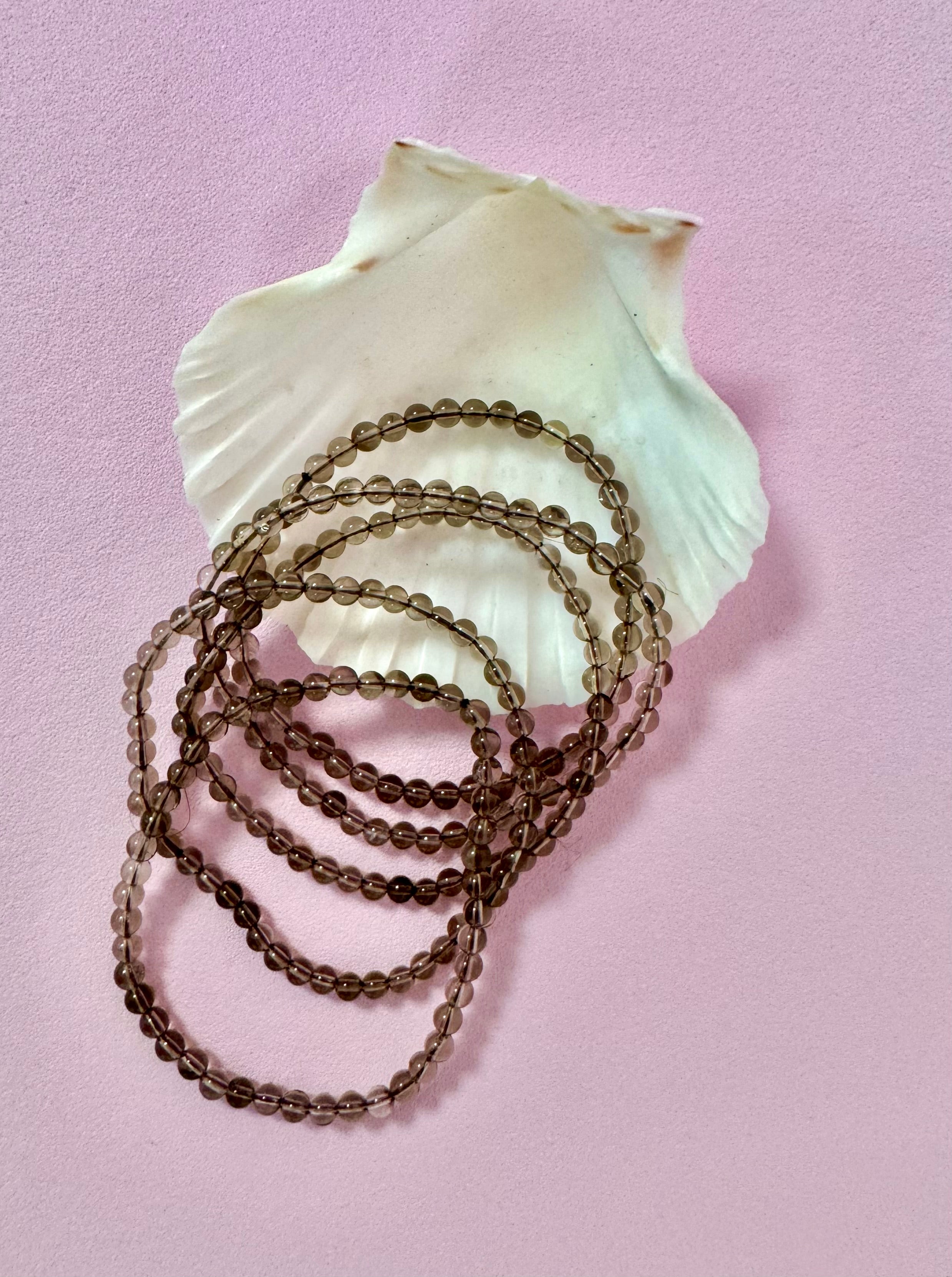 Månesøster Krystaller - Røgkvarts Armbånd - MÅNESØSTER.DK / MAANESOESTER.DK