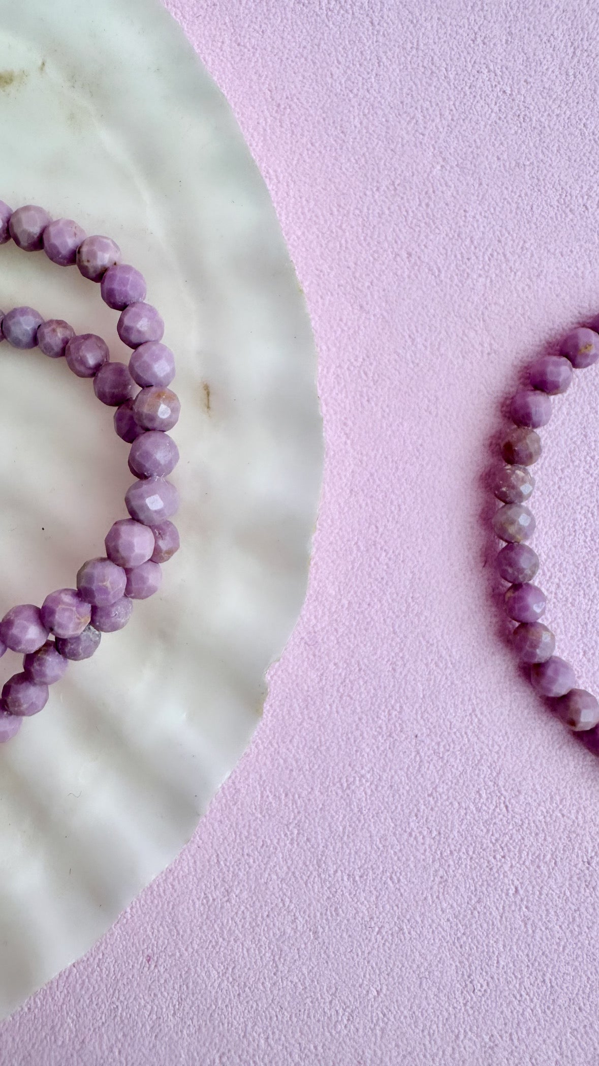 Månesøster Krystaller Facetteret Phosphosiderit ☾ Armbånd 2mm og 4mm ☾ Spirituel vækkelse, sindsro, sandhed & glæde ☾
