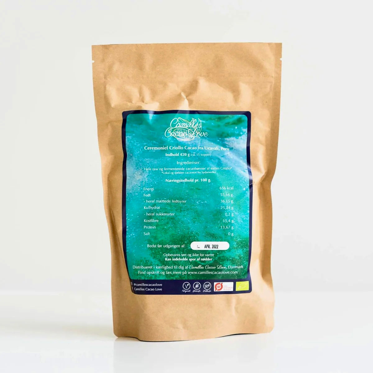 Månesøster Krystaller Horsens Camilles Cacao Love - 100g - ceremoniel cacao / MAANESOESTER.DK / MÅNESØSTER.DK