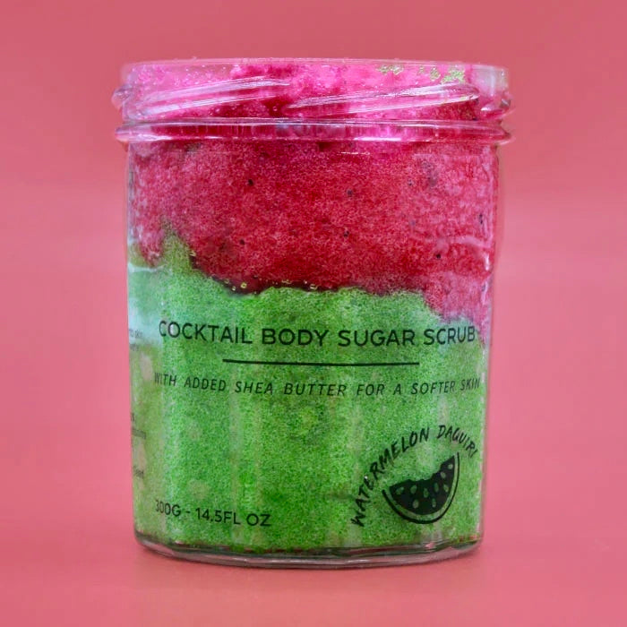 Månesøster Krystaller Watermelon Daiquiri Cocktail Sugar Body Scrub 300 gram