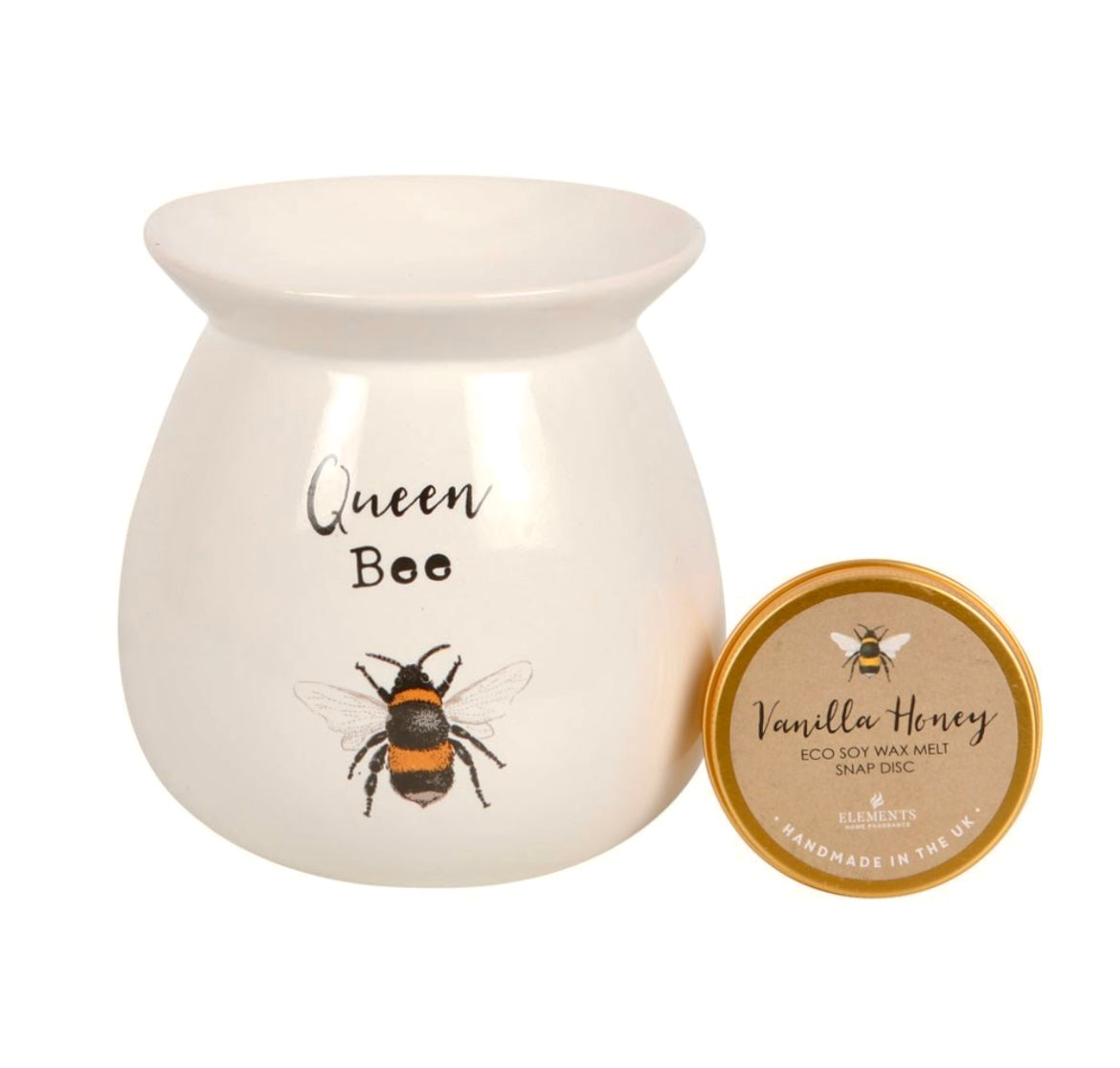 Månesøster Krystaller - Røgelsesbrænder- QUEEN BEE SMELTE VOKS + BÆNDER GAVESÆT/ MÅNESØSTER.DK / MAANESOESTER.DK