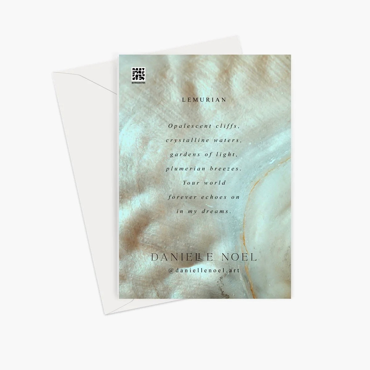 Månesøster Krystaller Restful Pause Greeting Card by Danielle Noel ( A5 lykønsknings kort )