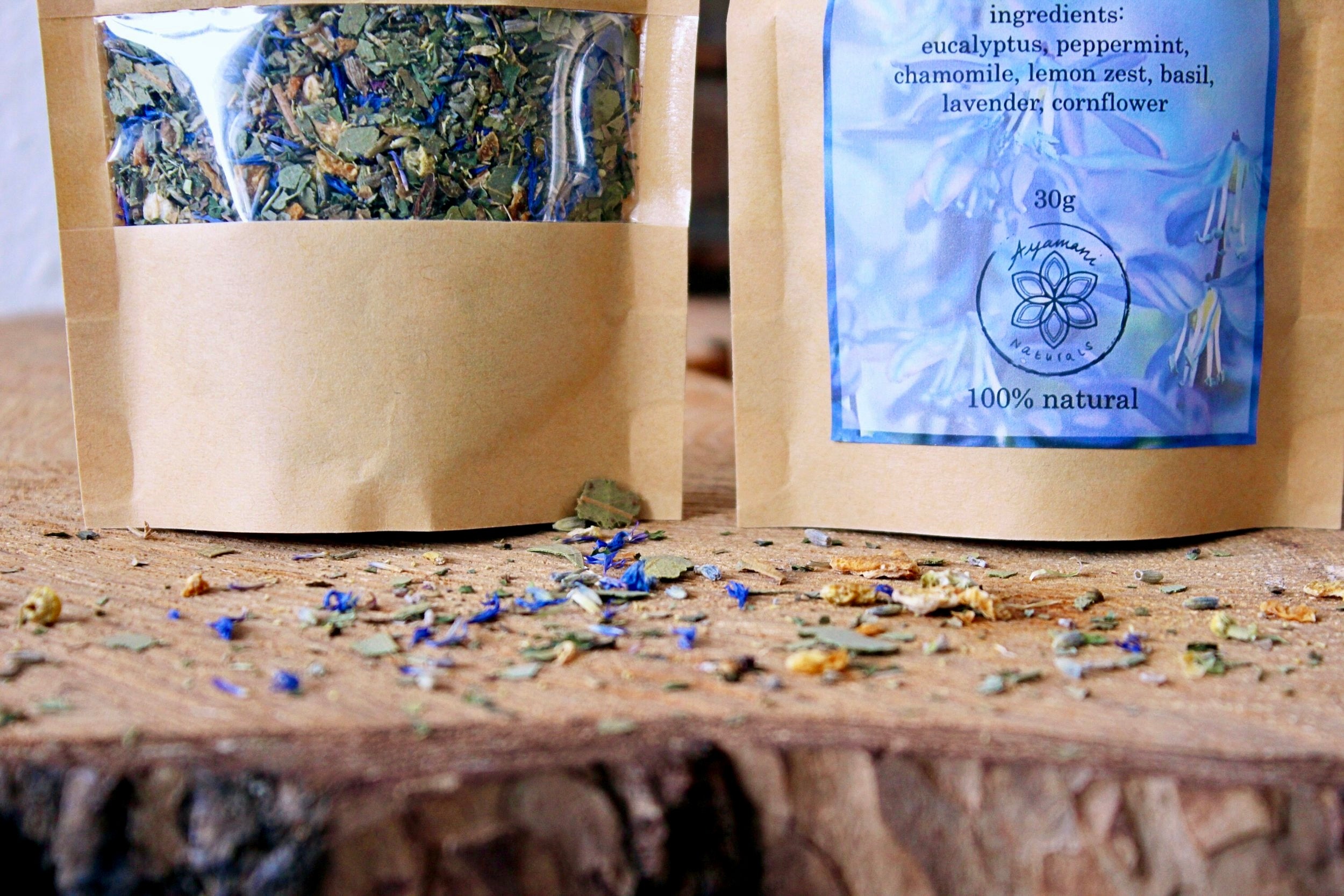 THROAT CHAKRA TEA ☽ Hals Chakra Te Fra Ayamani Naturals ☽ 100 gram