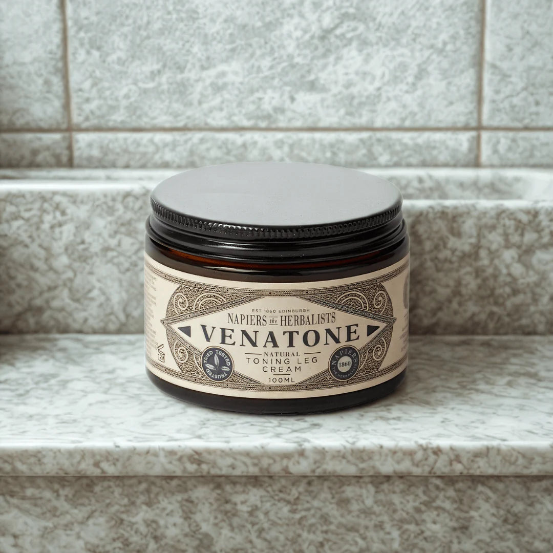 Månesøster Krystaller - Venatone Toning creme til ben fra Napiers - 100 ml. / MAANESOESTER.DK / MÅNESØSTER.DK