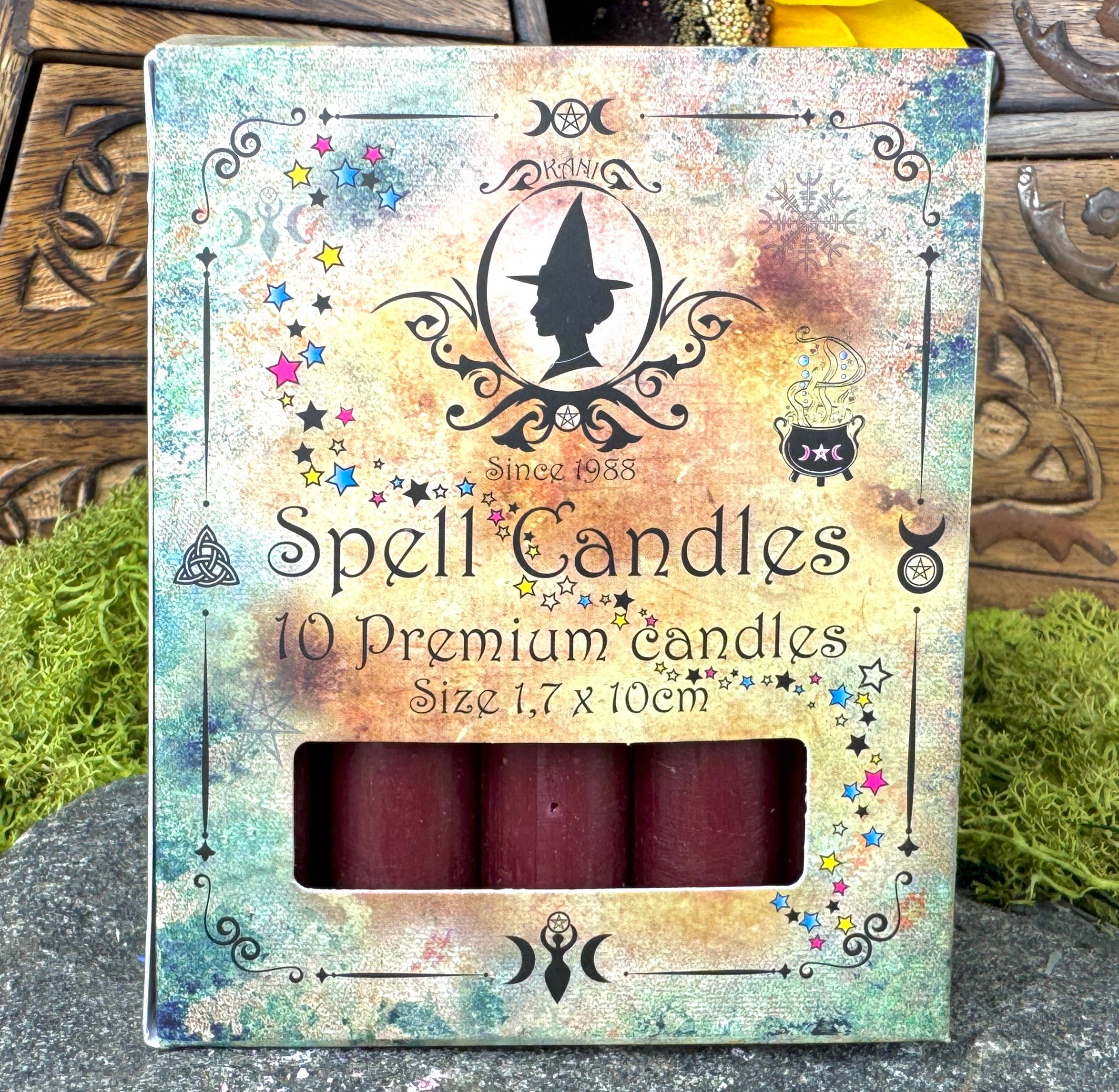 Spell Candles - Røde - Love & Passion - Fra Kani Natur Apotek i Sverige