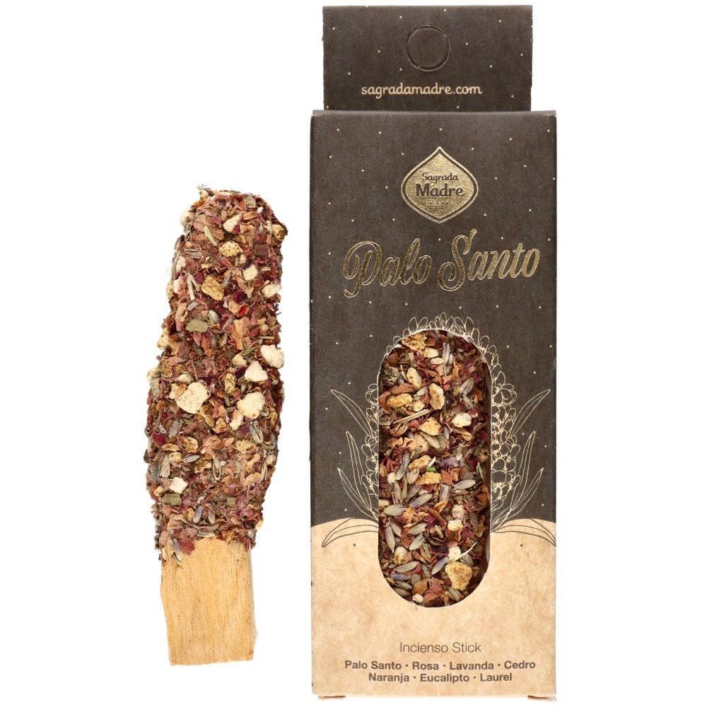 Håndlavet Palo Santo med blomster & urter – fra Sagrada Madre