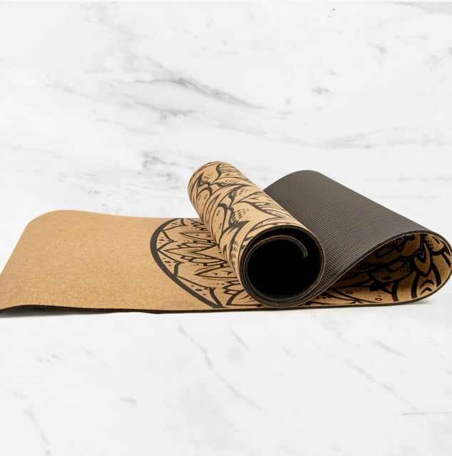 Månesøster Krystaller MY♡GA Anti-Bakteriel Miljøvenlig YOGAMÅTTE Ekstra Large MANDALA