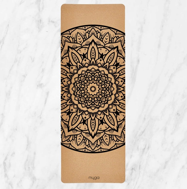 Månesøster Krystaller MY♡GA Anti-Bakteriel Miljøvenlig YOGAMÅTTE Ekstra Large MANDALA