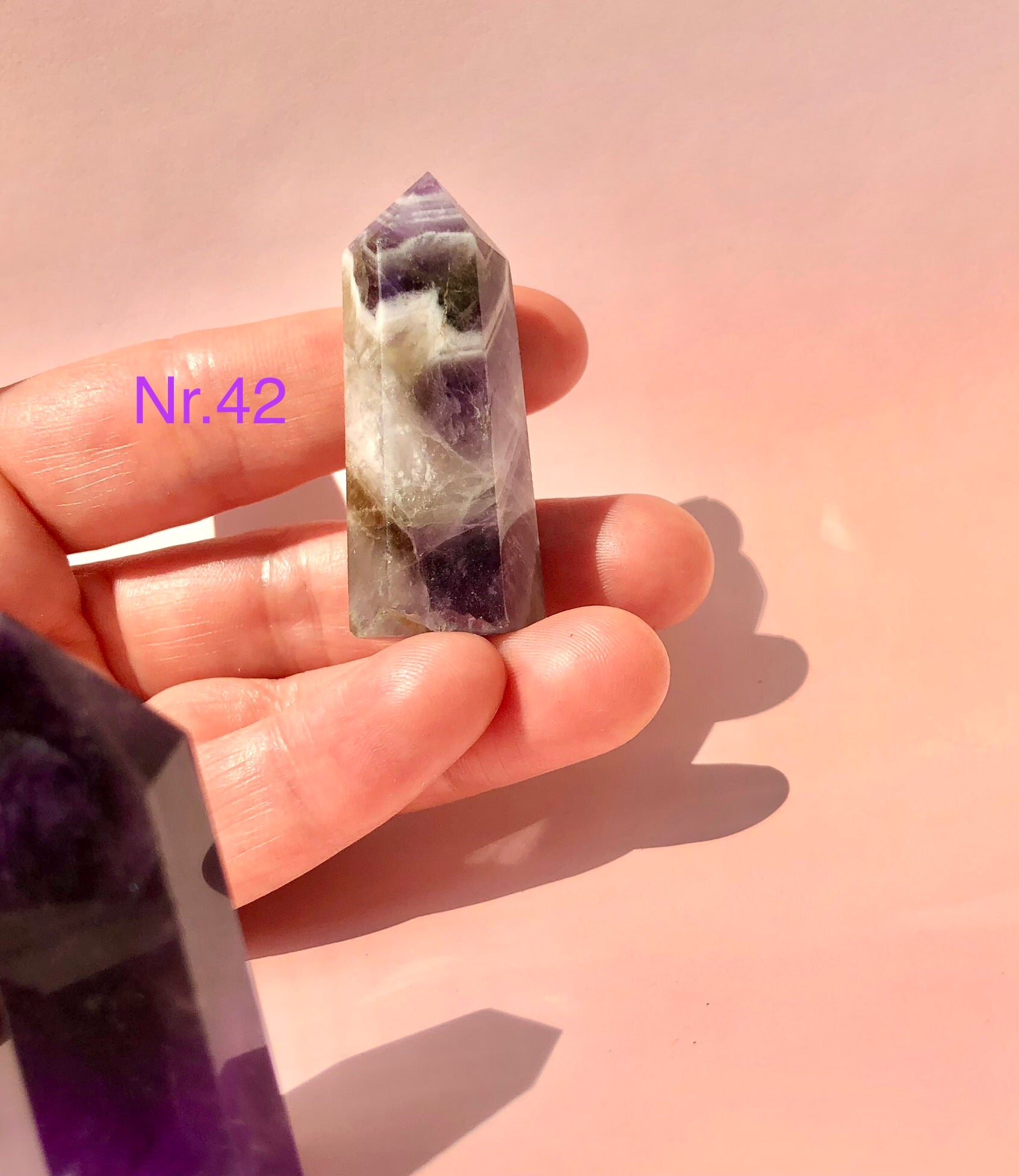Ametyst Tårn ☾ RO, HEALING & SELVKÆRLIGHED ☾ Nr. 41-42
