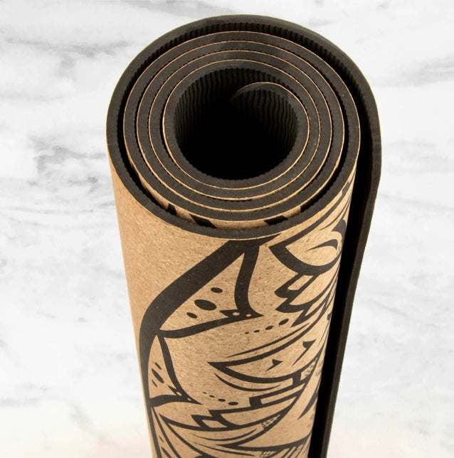 Månesøster Krystaller MY♡GA Anti-Bakteriel Miljøvenlig YOGAMÅTTE Ekstra Large MANDALA