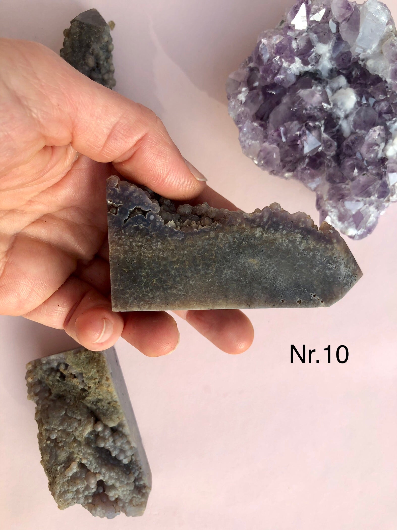 Grape Agat ☾ Drue Agat ☾ en hjerteåbner og en kanal for spirituel modtagelse og forståelse ☽ Nr.9-11
