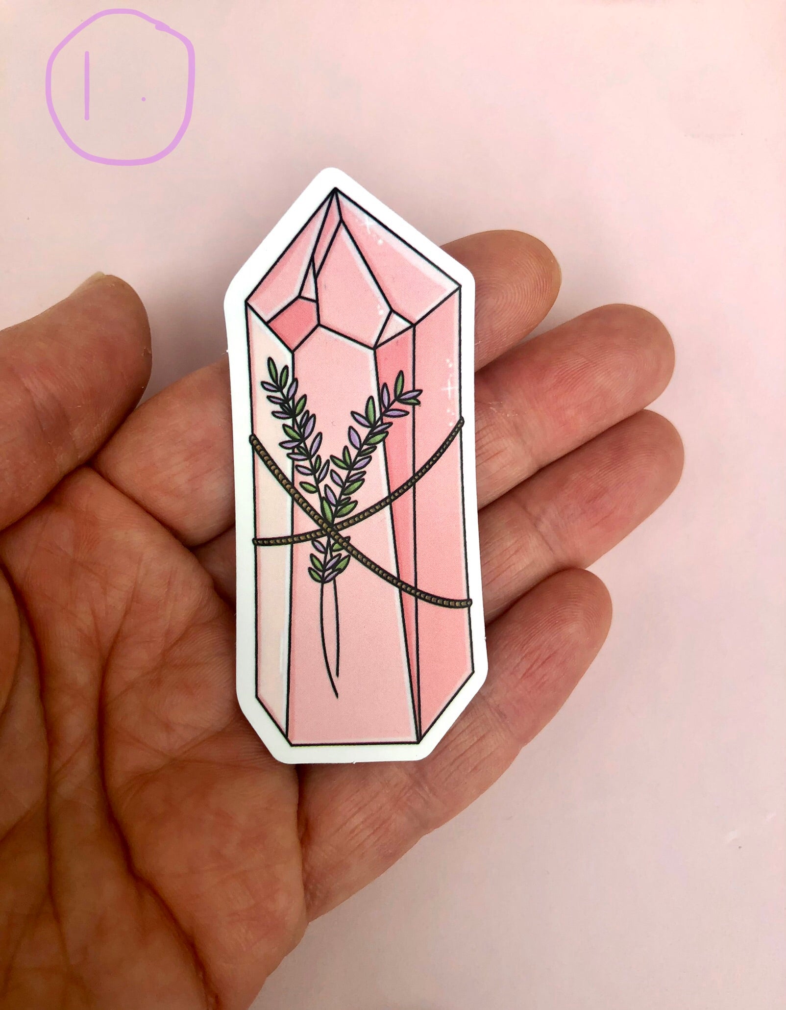Hekse & Krystal Klistermærker Stickers Månesøster Krystaller Månesøsteren Månesøstrene Månesøstre Maanesoester https://maanesoester.dk