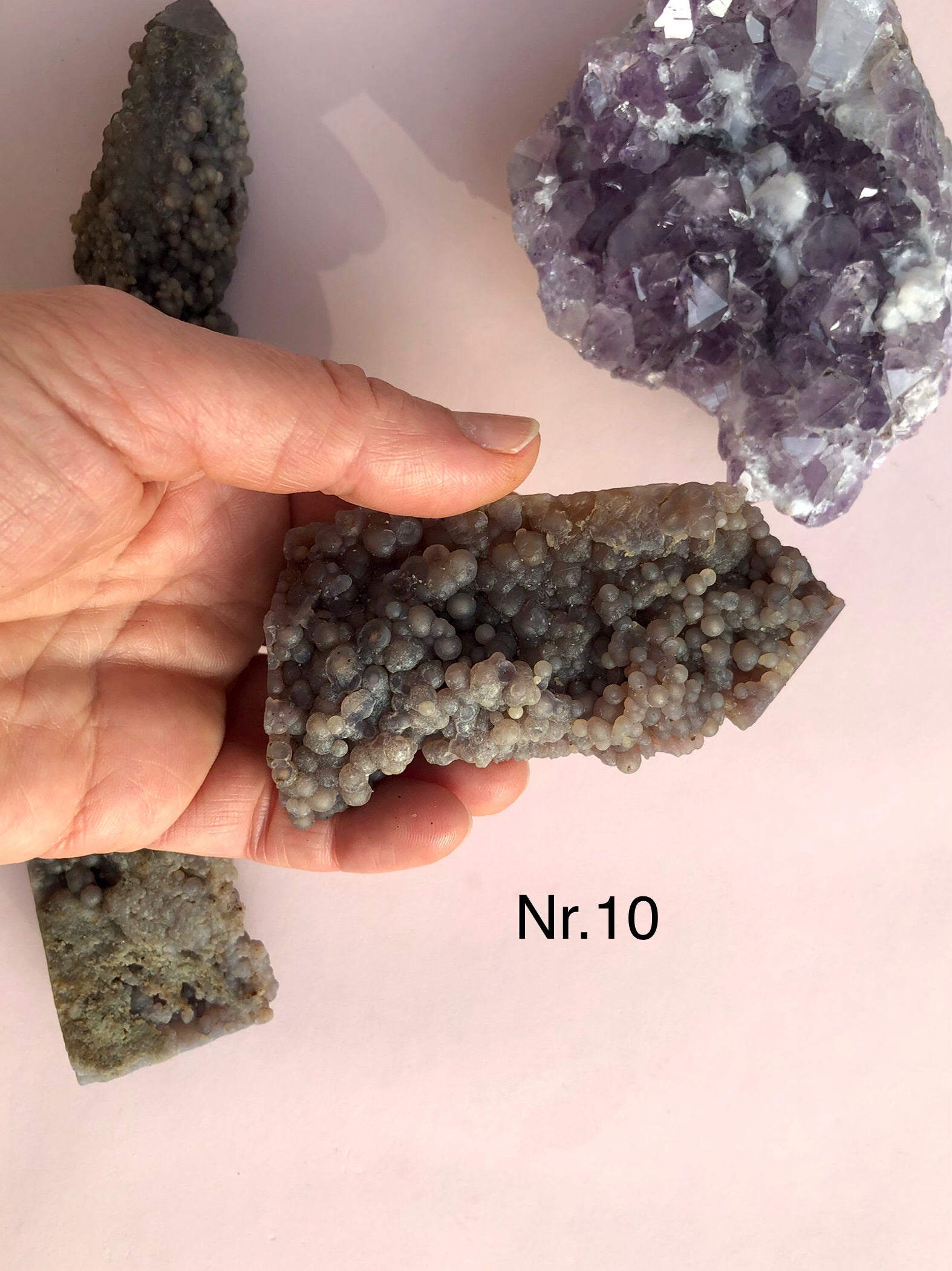 Grape Agat ☾ Drue Agat ☾ en hjerteåbner og en kanal for spirituel modtagelse og forståelse ☽ Nr.9-11