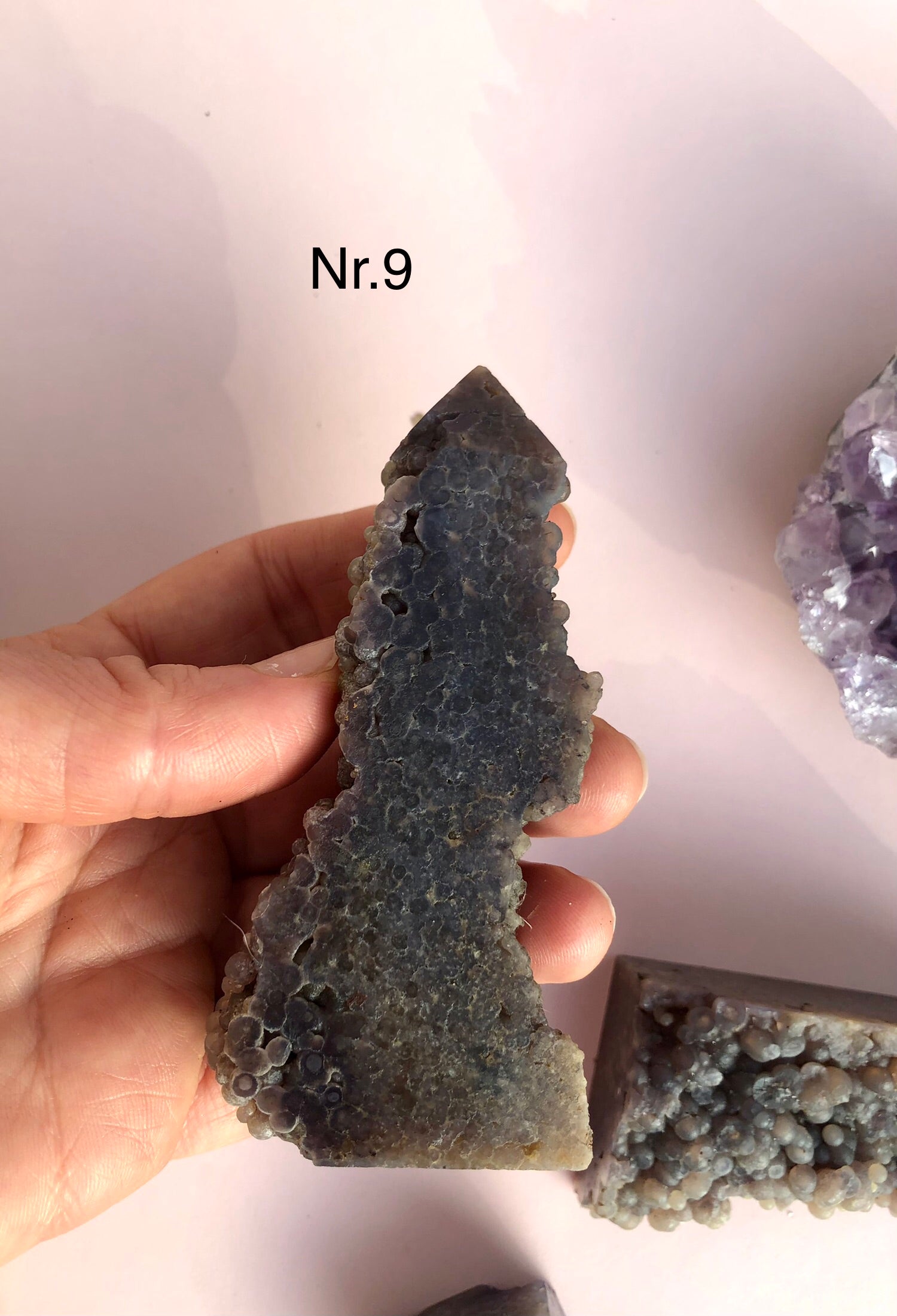Grape Agat ☾ Drue Agat ☾ en hjerteåbner og en kanal for spirituel modtagelse og forståelse ☽ Nr.9-11