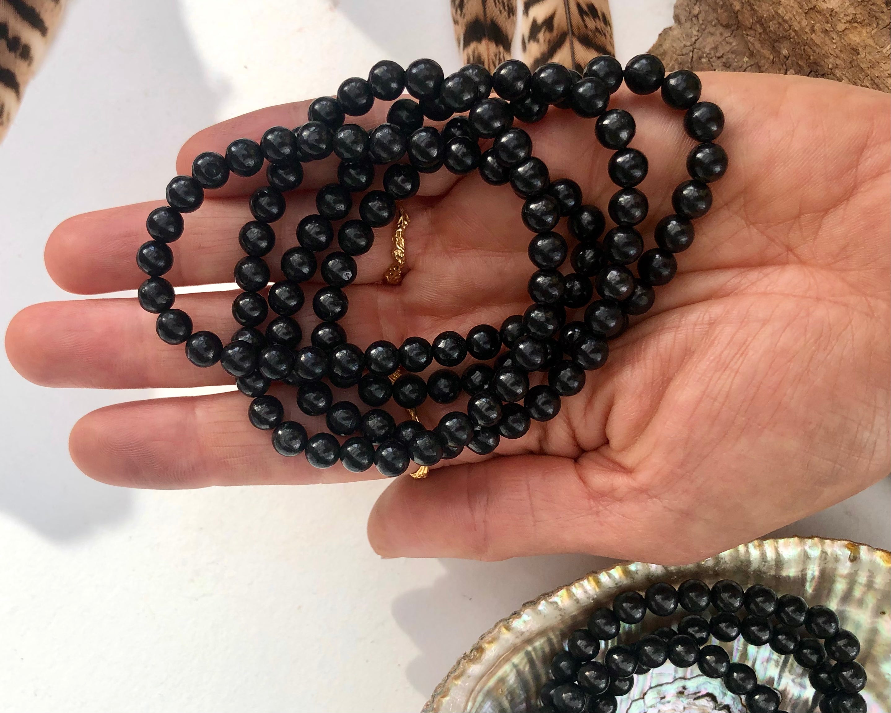 Shungit Armbånd Månesøster Krystaller Månesøsteren Månesøstrene Månesøstre