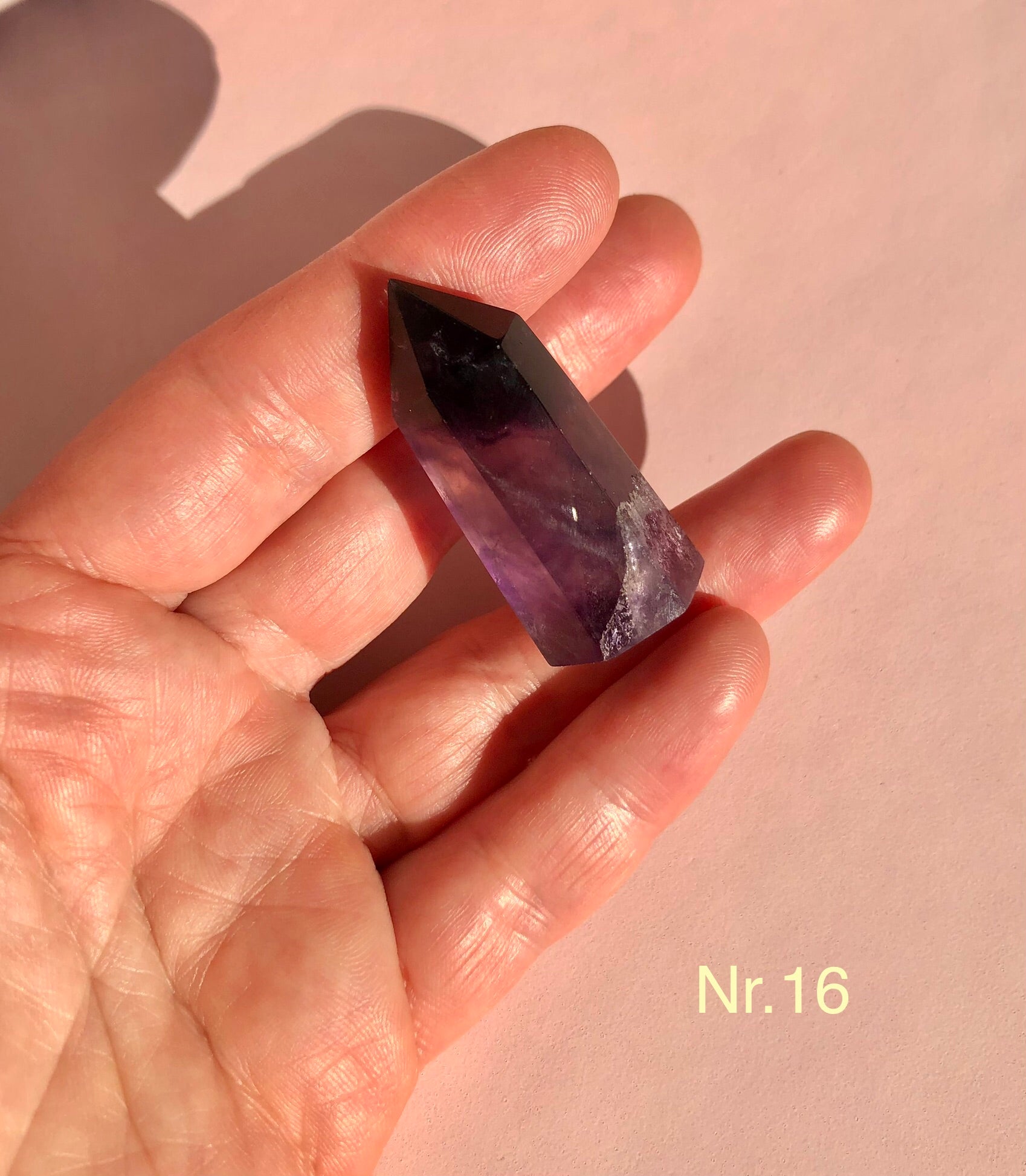 Regnbue Fluorit Tårn ☾ Koncentration, Grounding & Balance ☾ Nr. 16 - 21