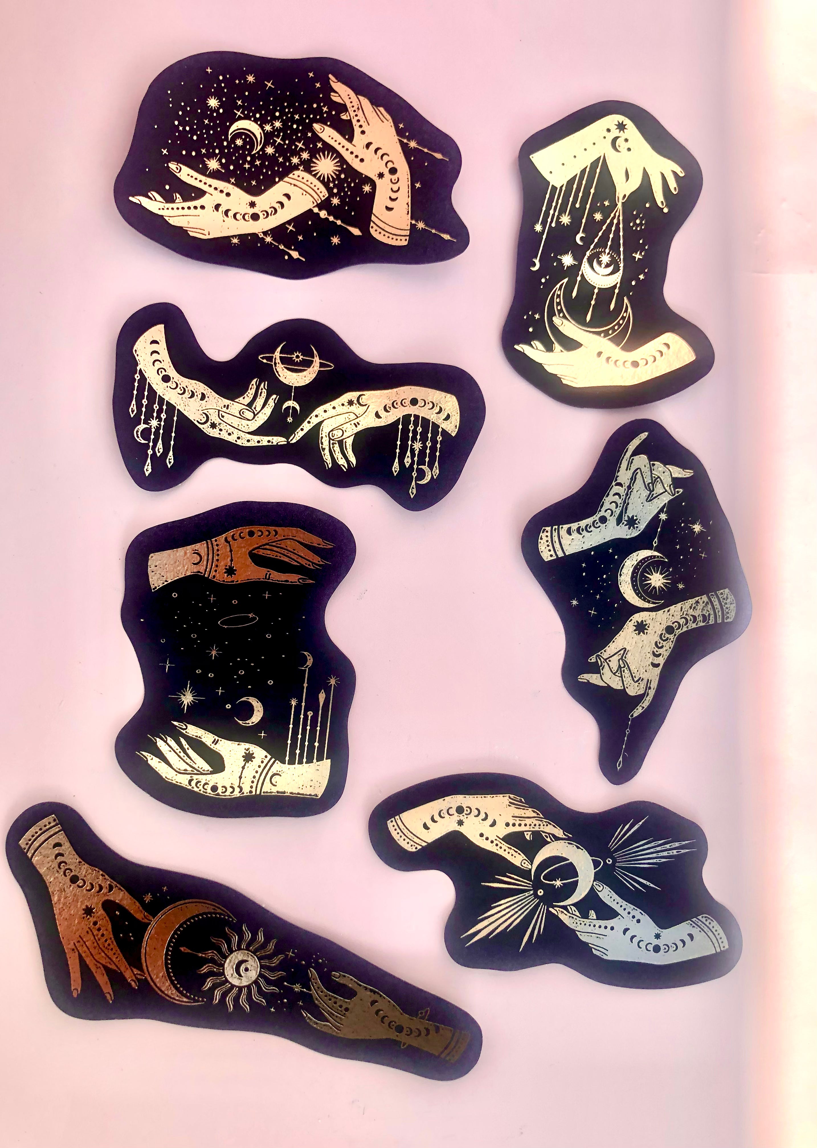 Stjernetegns Stjernetegn Klistermærker Klister Mærker Stickers Sticker Månesøster Krystaller Månesøsteren Månesøstrene Månesøsters