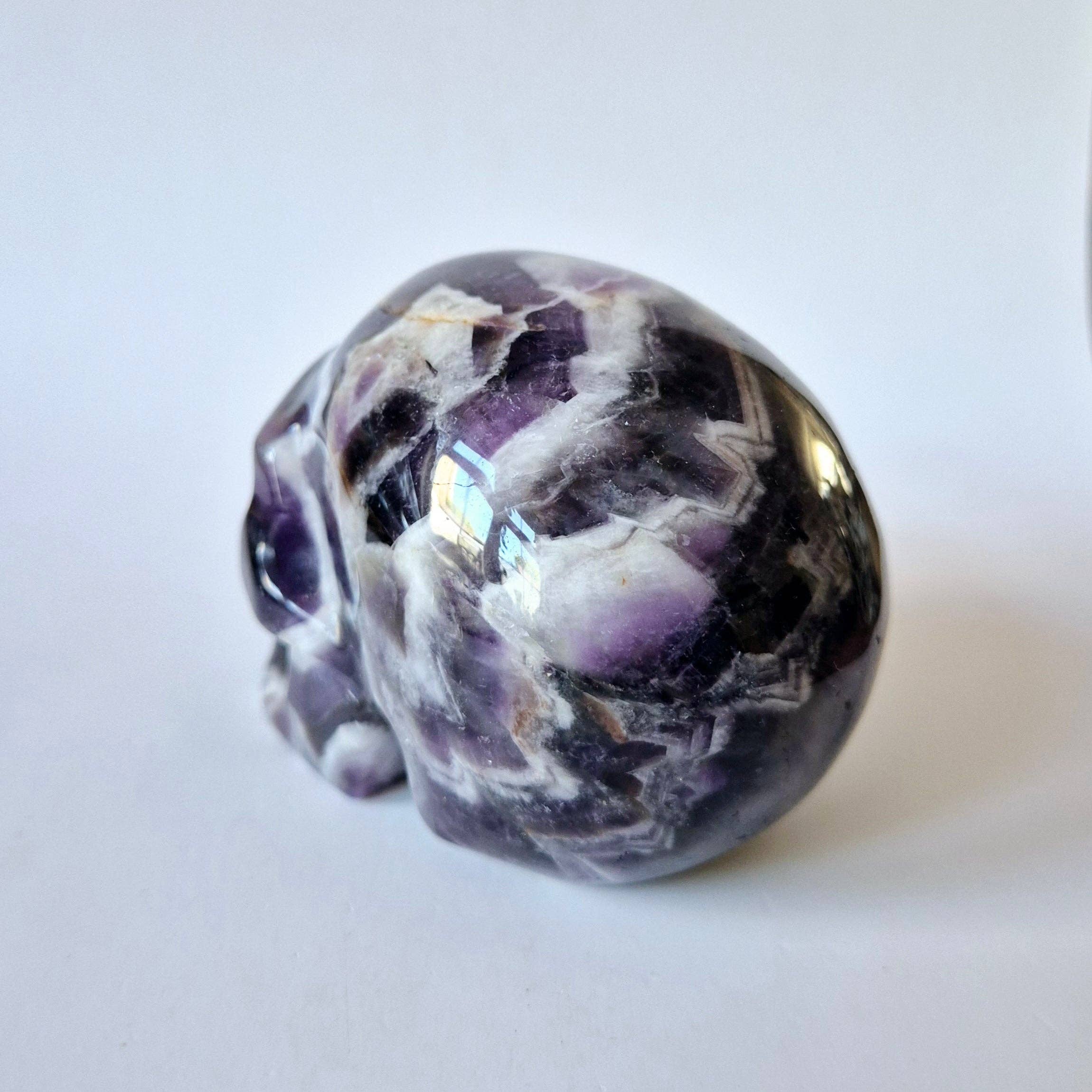 XXL Drømme-Amethyst Kranie – 440g