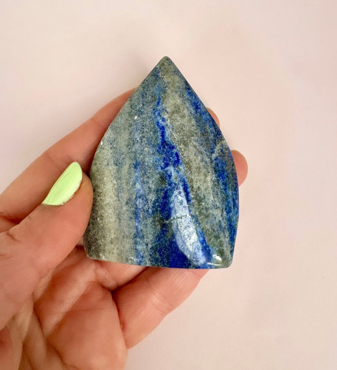 Lapis Lazuli Jaspis Flamme 𓂀 Sandhed, Visdom, Indre Fred og Åndelighed