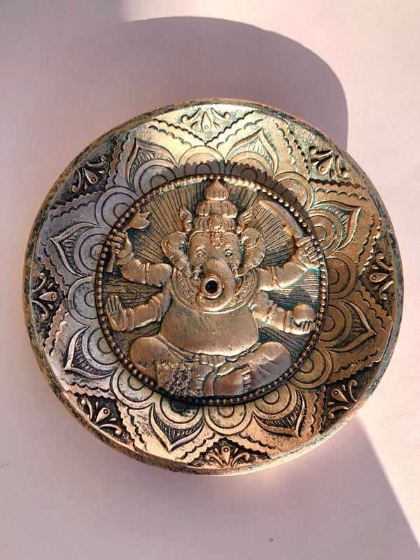 Resin Røgelsesholder  ☽ Ganesh