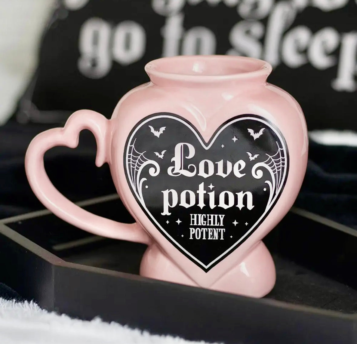 Love potion krus - hjerteform