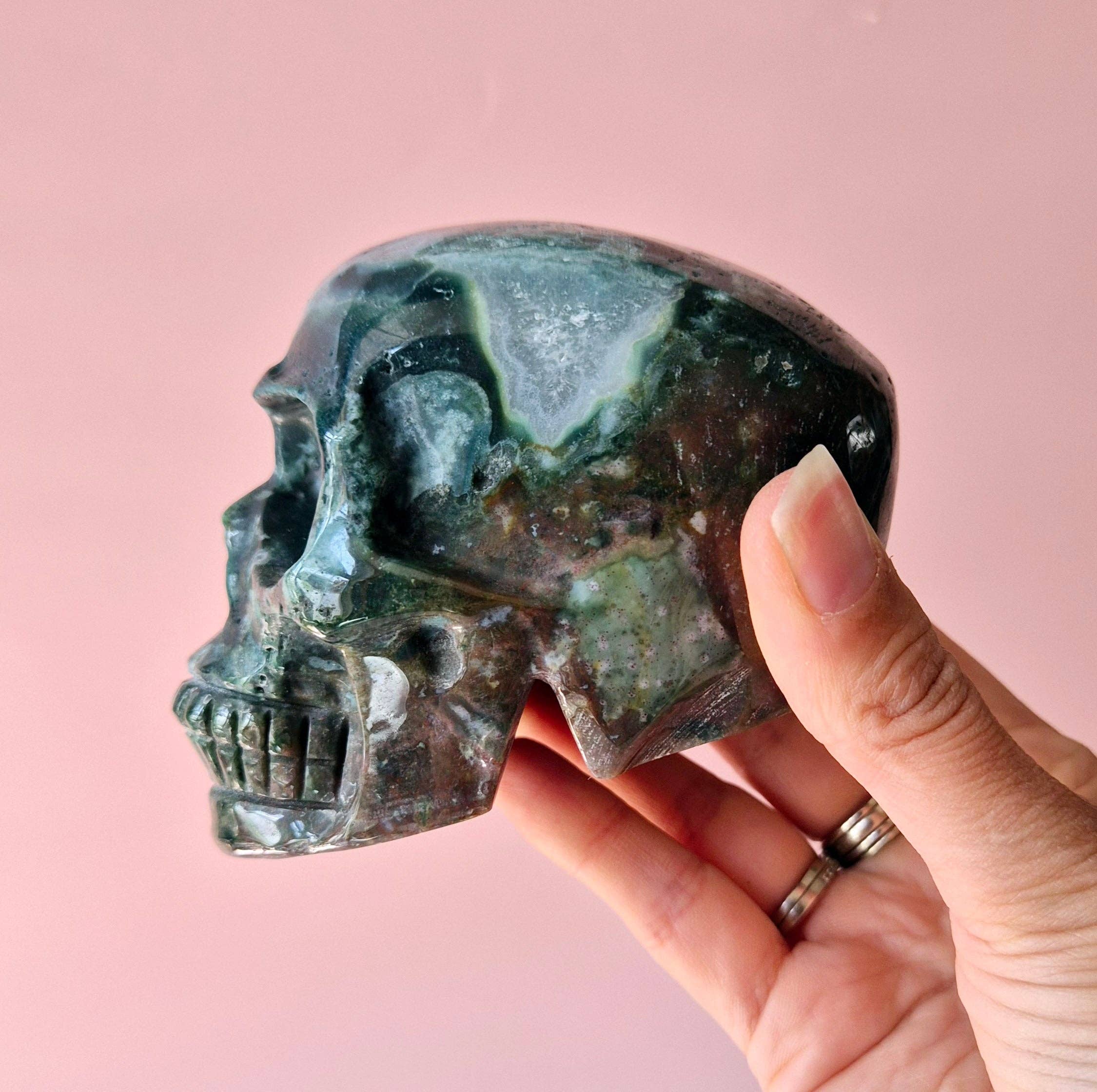 XL Krystal kranie – Mosagat #8 (10 cm., 600 g.)