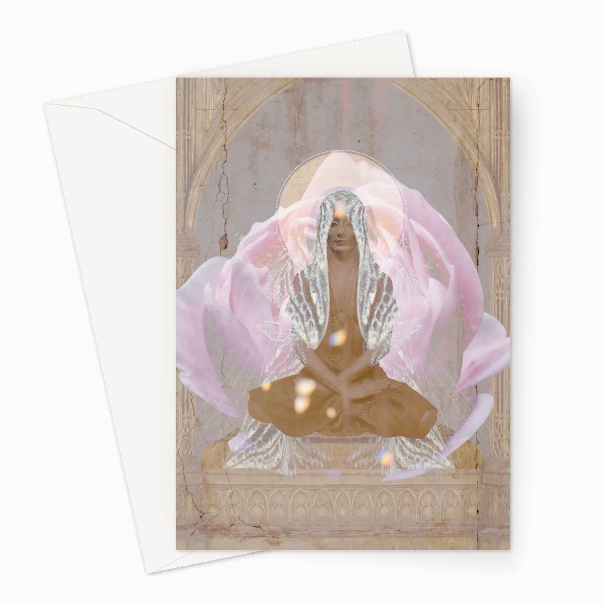 Luminous Wings Greeting Card by Danielle Noel ( A5 lykønsknings kort )