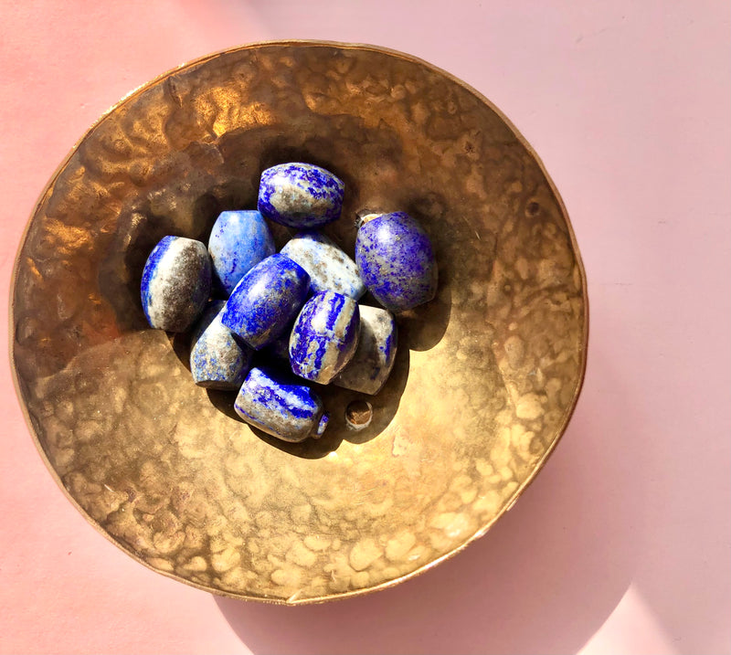 Månesøster Krystaller Lapis Lazuli Jaspis Sandhed, Visdom, Indre Fred og Åndelighed Lommesten
