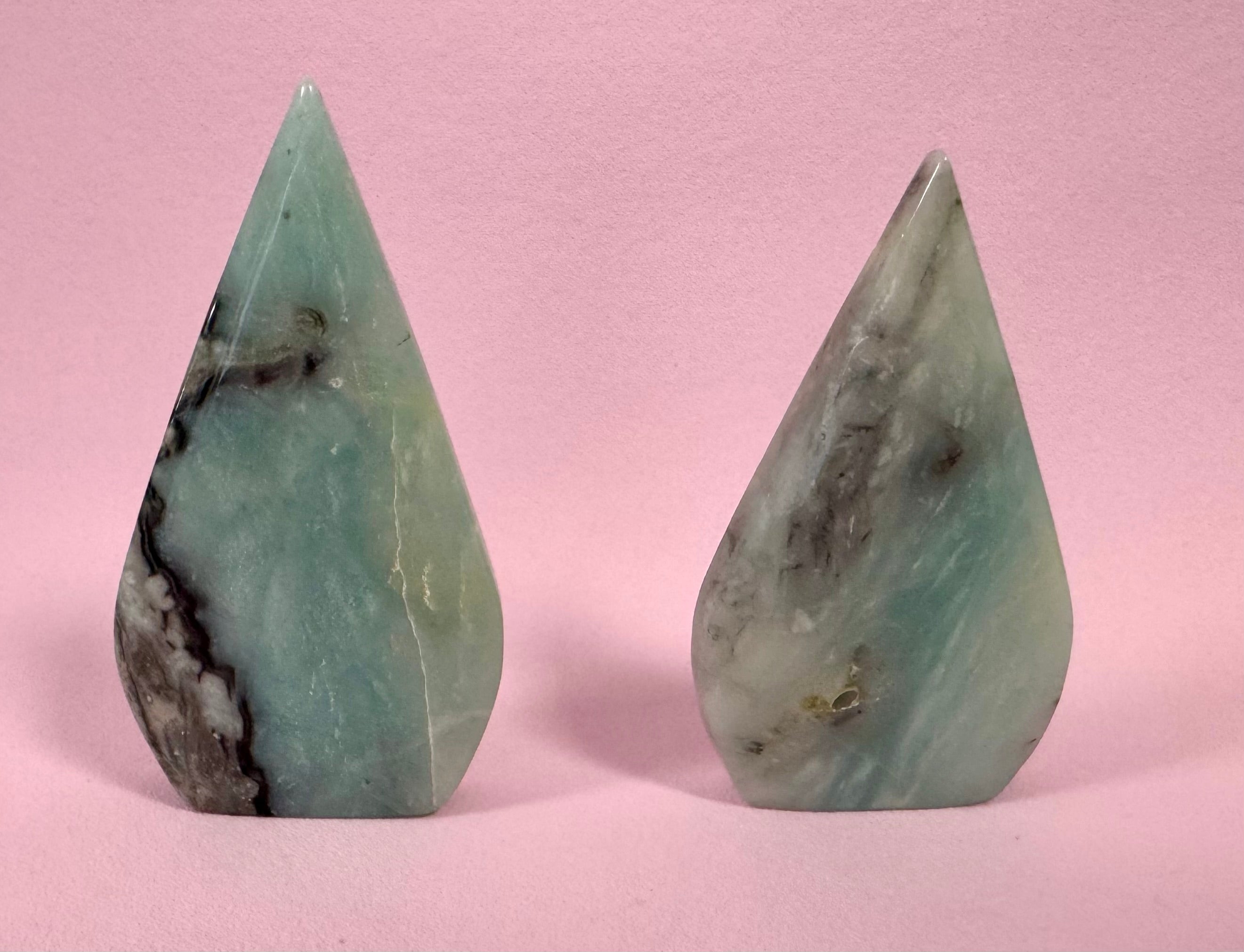 Amazonit & Akvamarin flamme