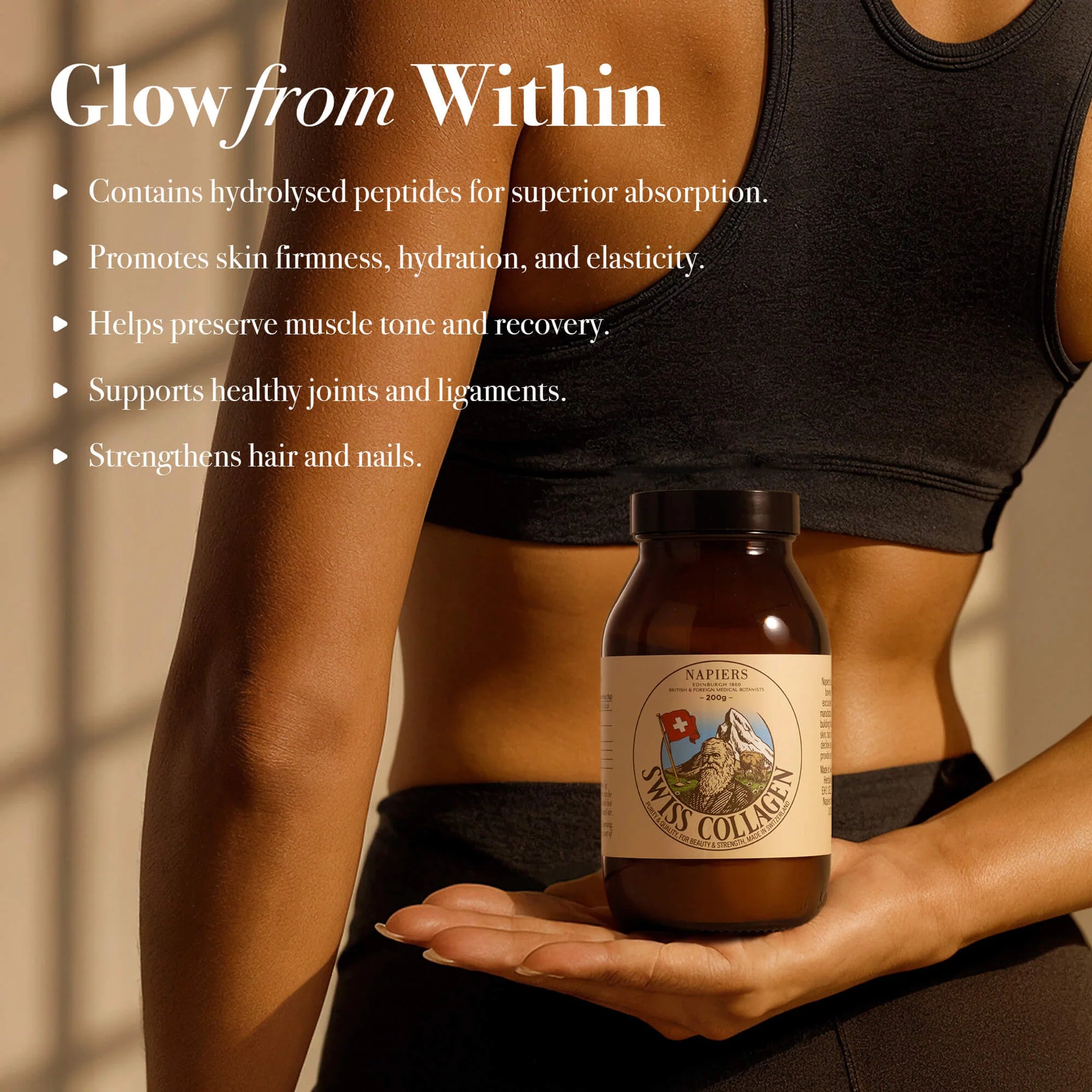 Schweizisk kollagen fra Napiers (Swiss Collagen) - 200 gram