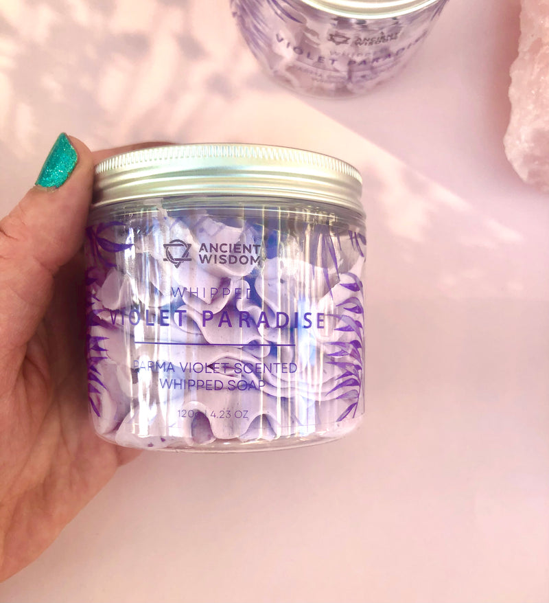 Violet Paradise Whipped Cream Soap ♡ 120 gram