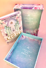 Work your light oracle cards - Rebecca Campbell 𖤓 Engelsk orakelkort sæt + Guidebog