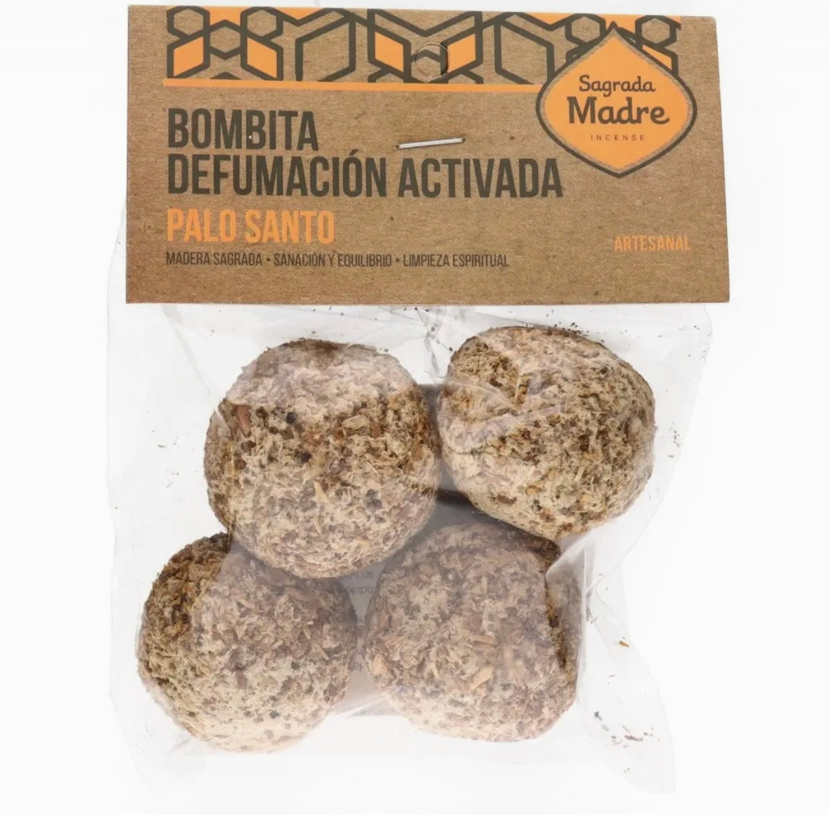 Bombita palo santo holy mother - pose med 4 røgelses urtebolde fra sagrada madre
