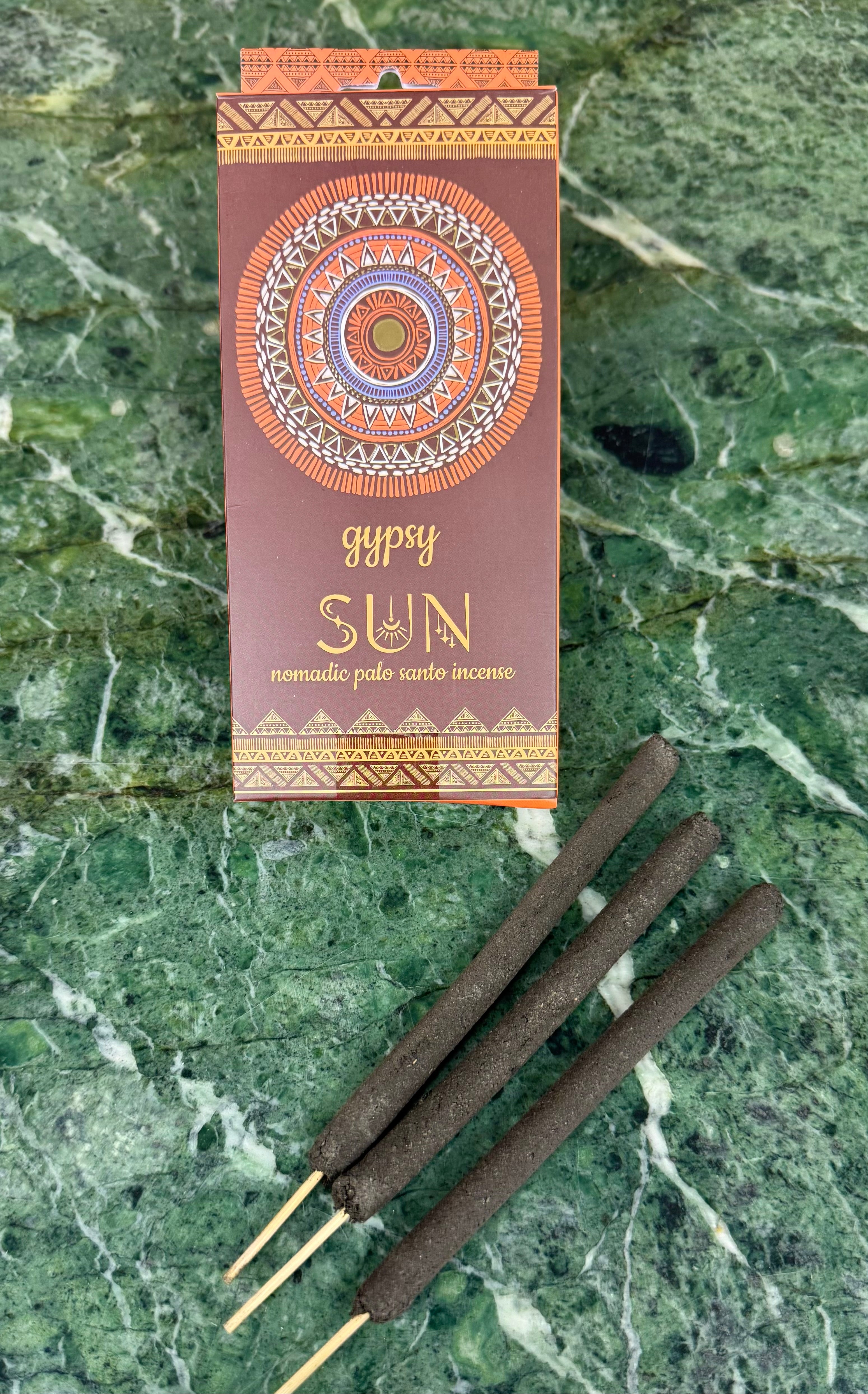 Gypsy Nomadic røgelse - Sun - Palo Santo - banjara